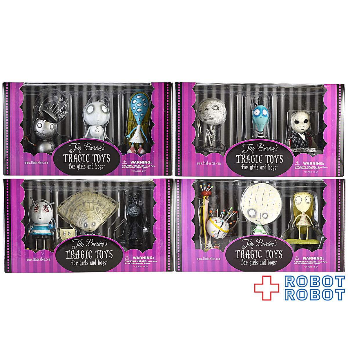 ティム・バートン絵本 オイスター・ボーイの憂鬱な死 #1~#4 全12体セット