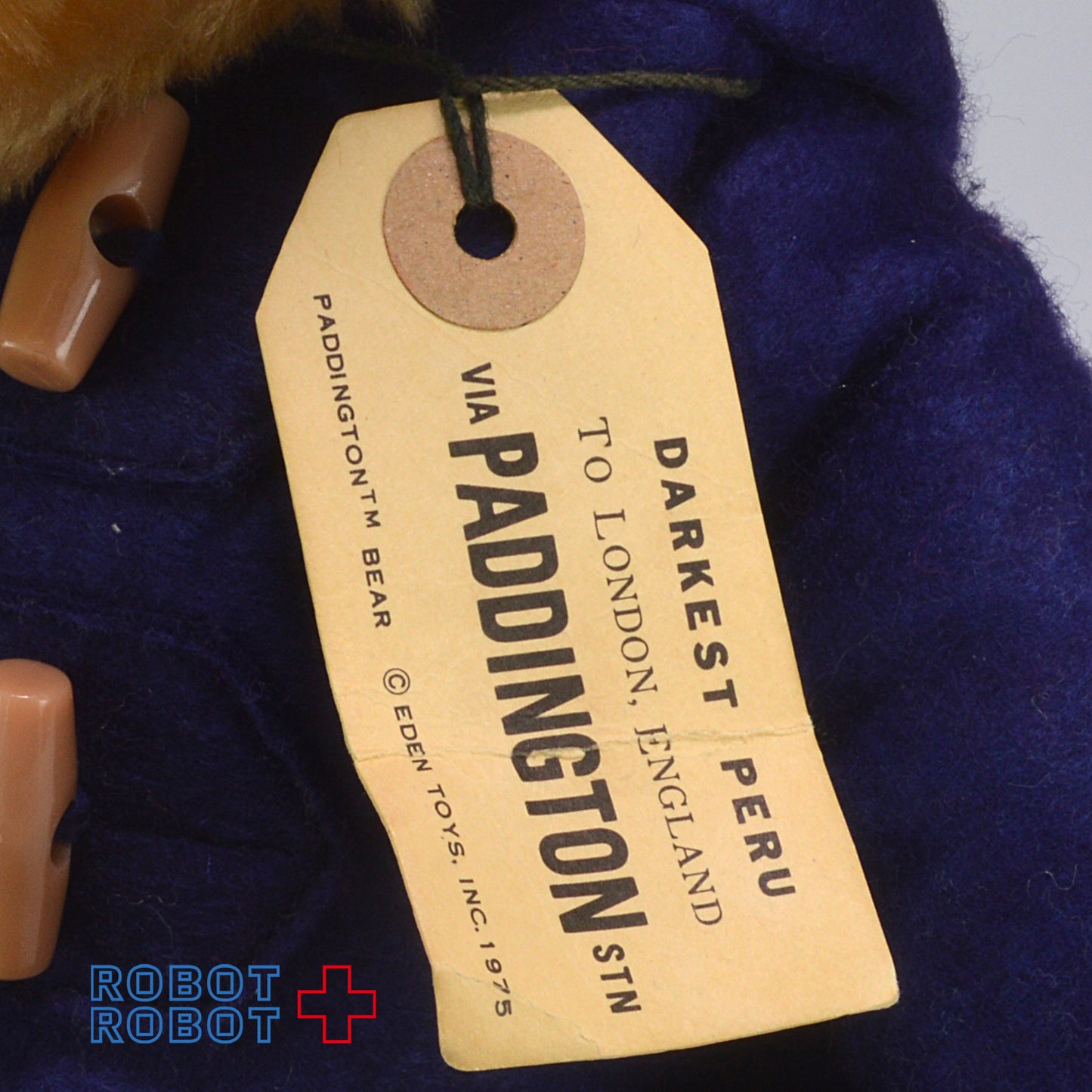 エデン社 パディントンぬいぐるみ赤帽子 36cm