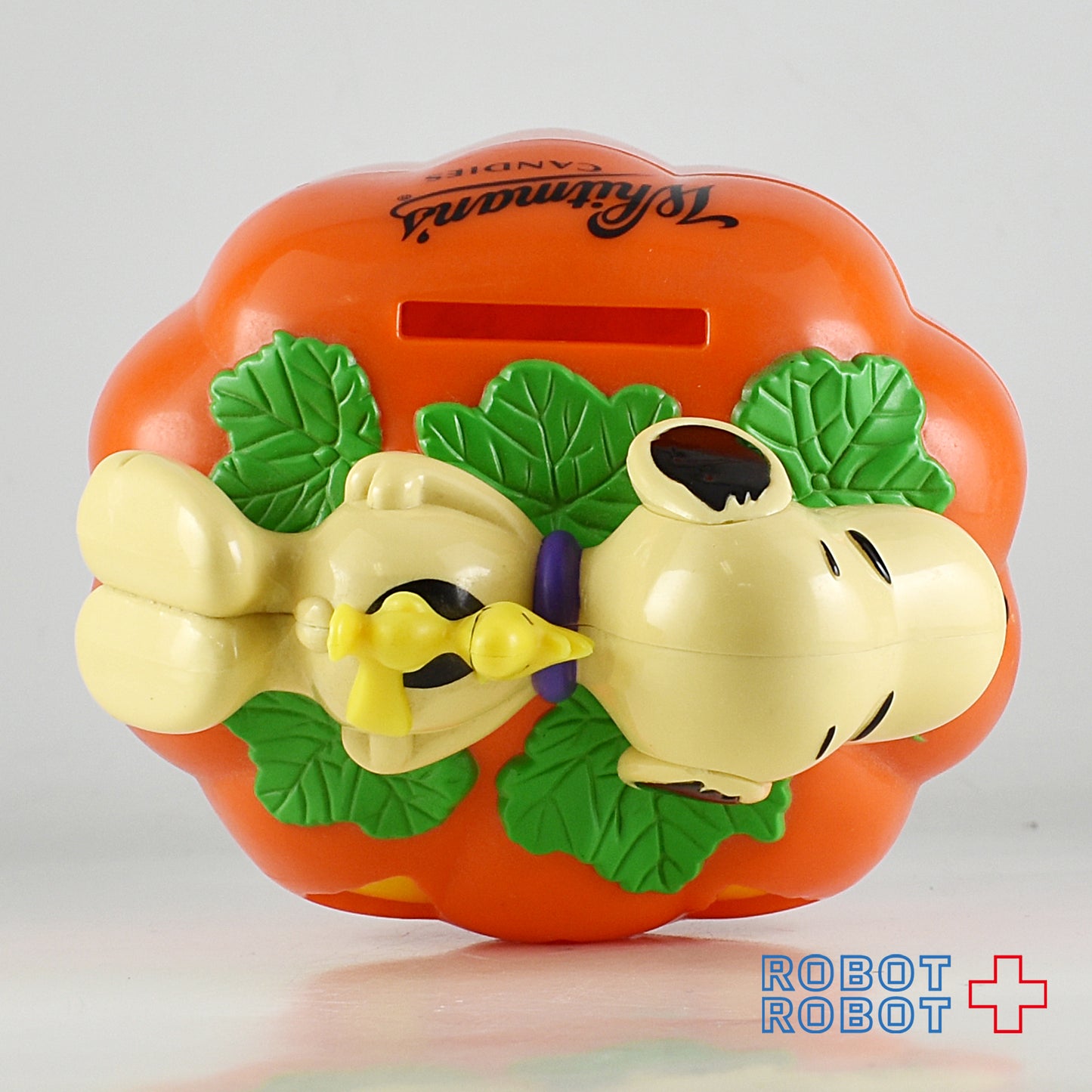 スヌーピー プラスチック貯金箱 ハロウィンのカボチャ