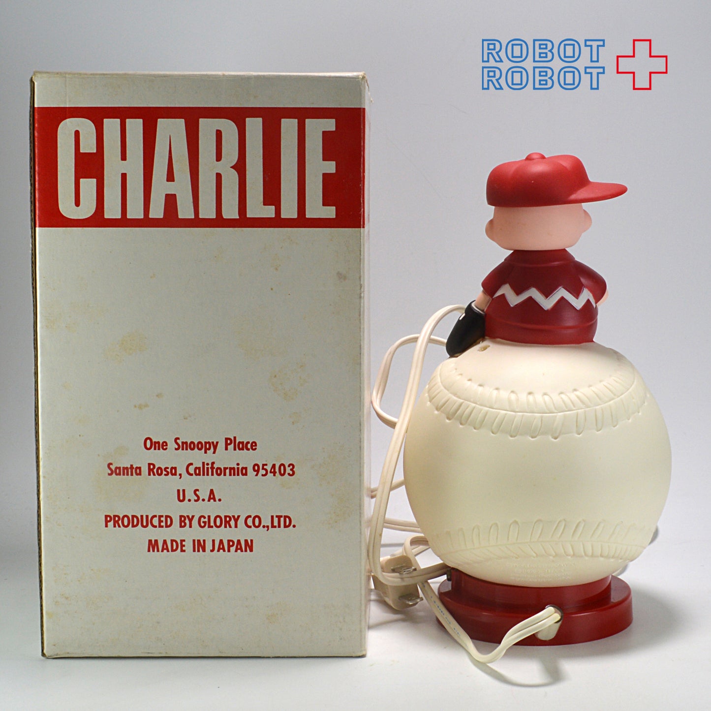 スヌーピーの飼い主 チャーリーブラウン ランプ 箱入