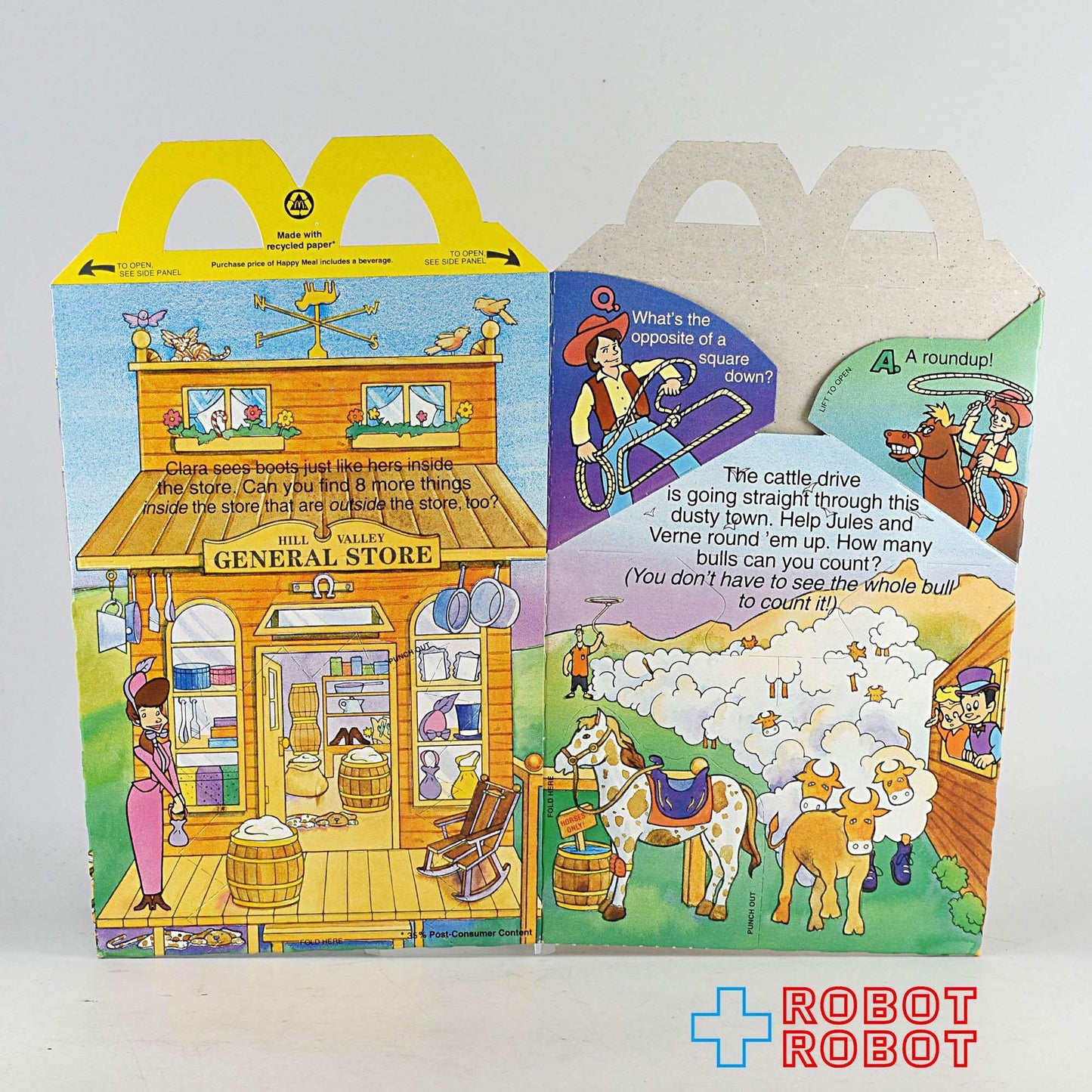 マクドナルド ハッピーセット空箱 バック・トゥ・ザ・フューチャー ドク