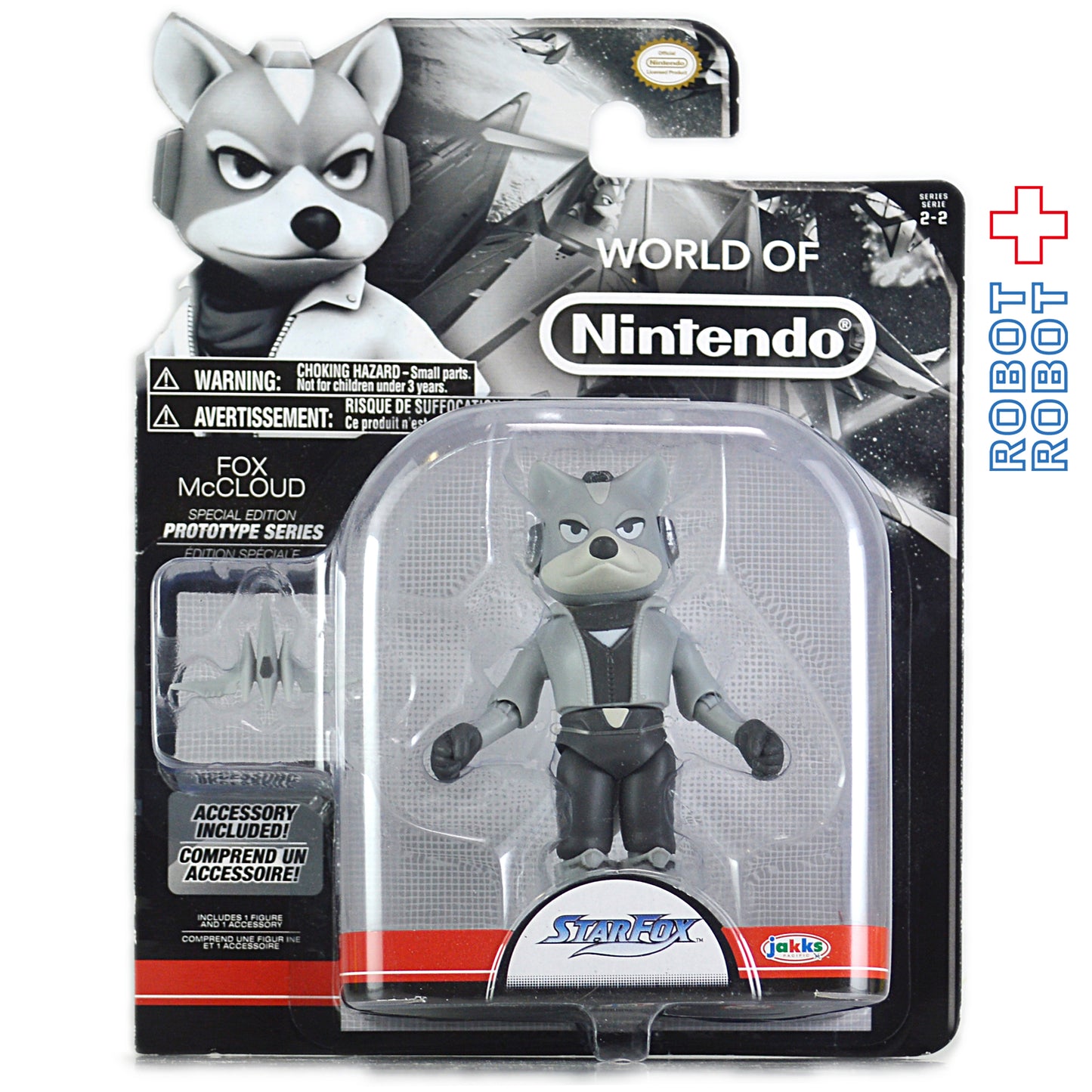 ワールドオブニンテンドー フォックス・マクラウド(スターフォックス) プロトタイプシリーズ 4インチ アクションフィギュア