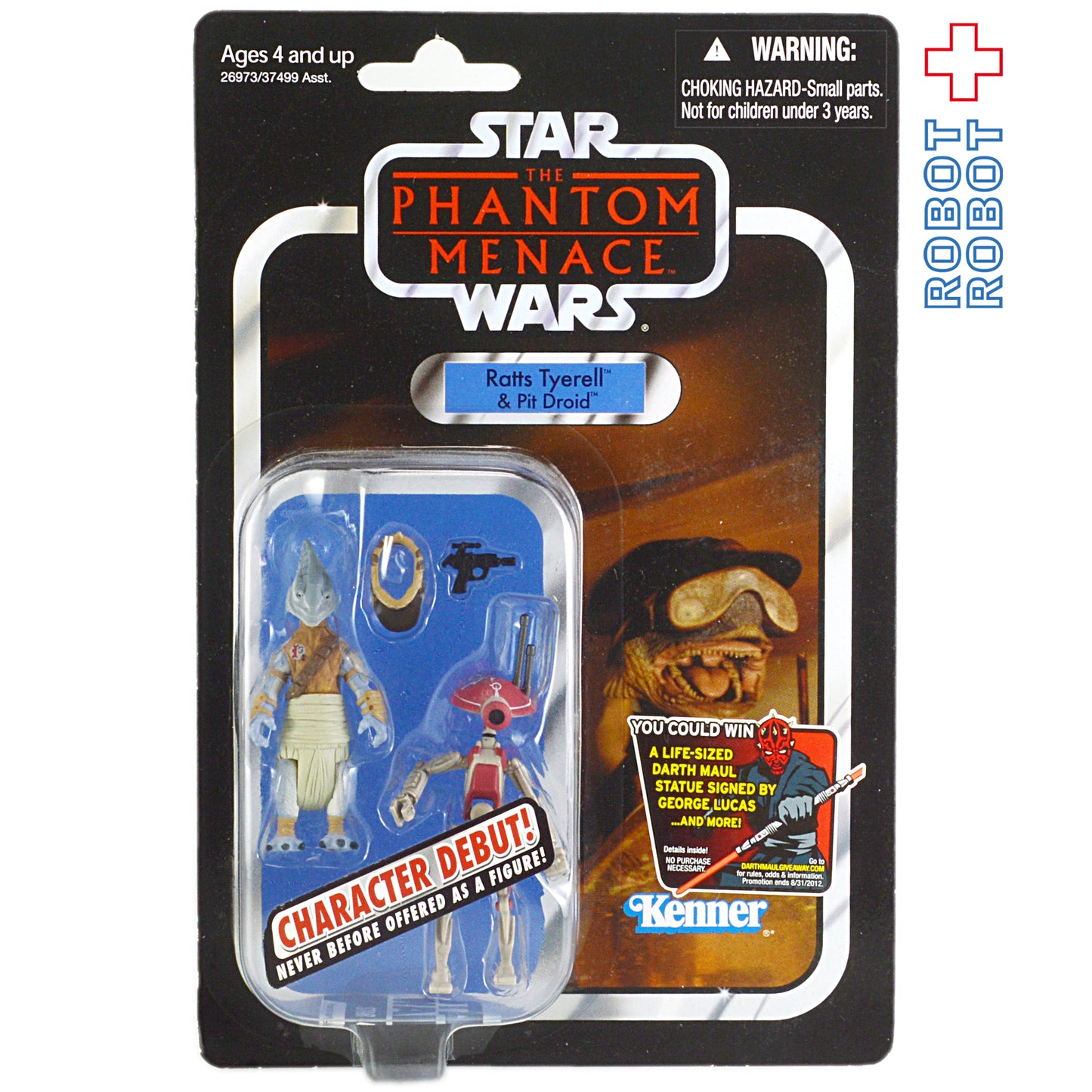 スター・ウォーズ VC77 ラッツ・ティレル & ピットドロイド アクションフィギュア ※難有り