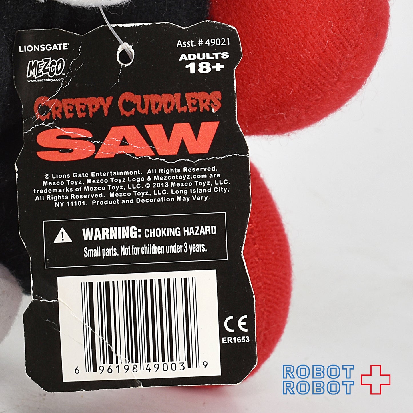 メズコ SAW ビリー ぬいぐるみ クリーピー・カドラーズ 紙タグ付