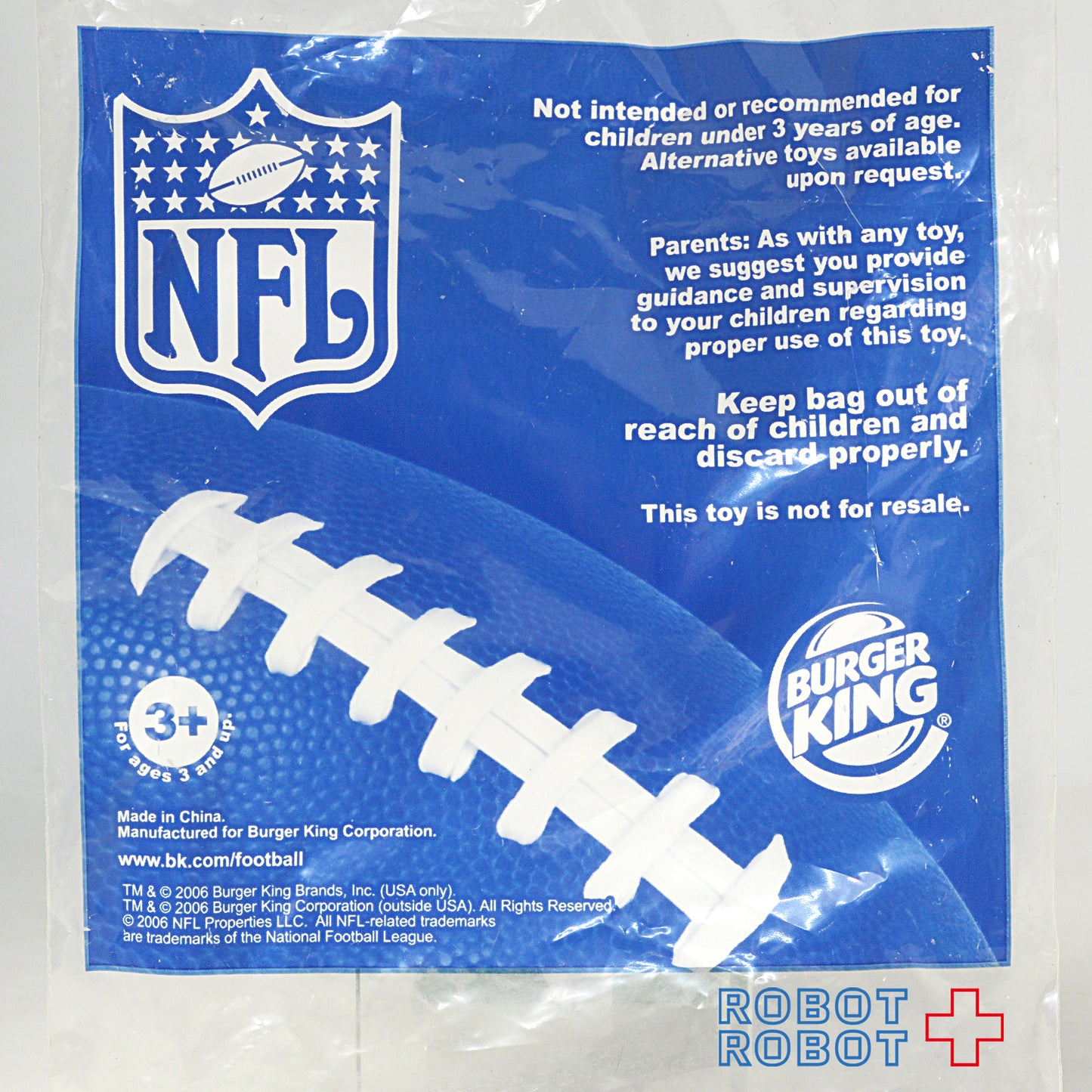 バーガーキング NFL アメフト ボブルヘッズ 全8種セット 未開封袋入り