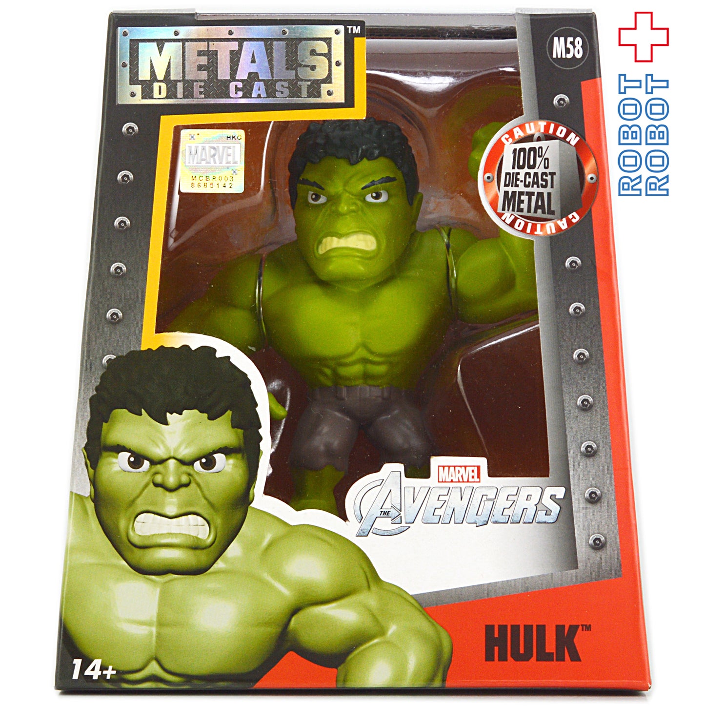 jada メタルズ ダイキャスト 4インチ フィギュア ハルク