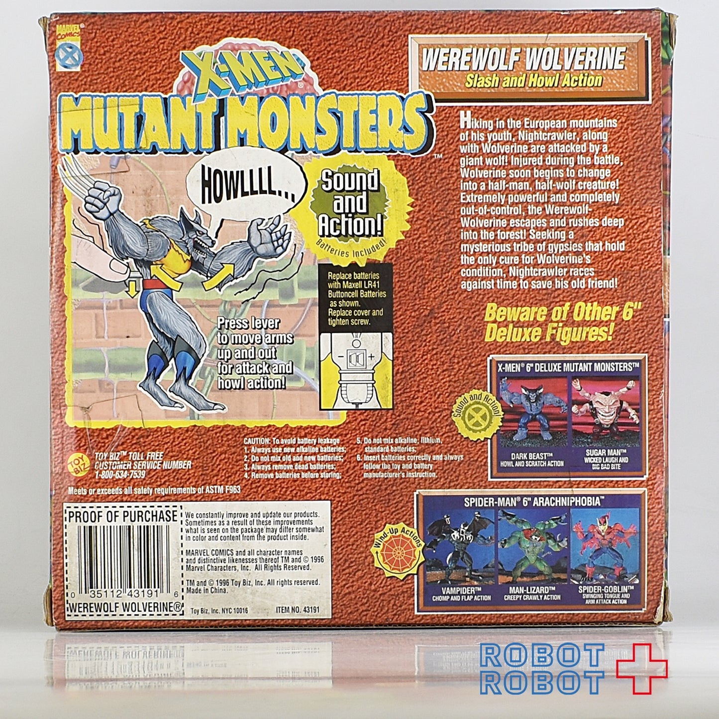 トイビズ Xメン ウェアウルフ ウルヴァリン 箱入