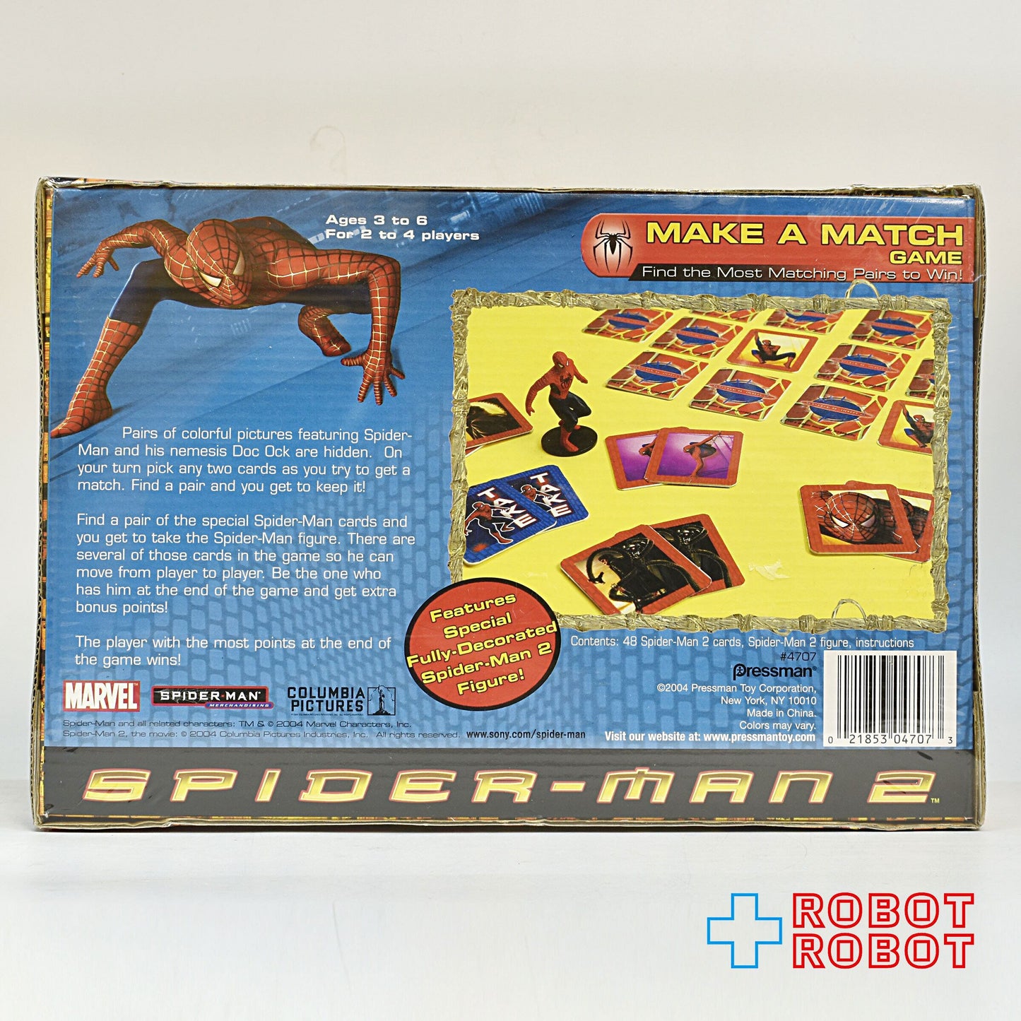 スパイダーマン メイクアマッチ・ゲーム 2004 プレスマントイ社 未開封