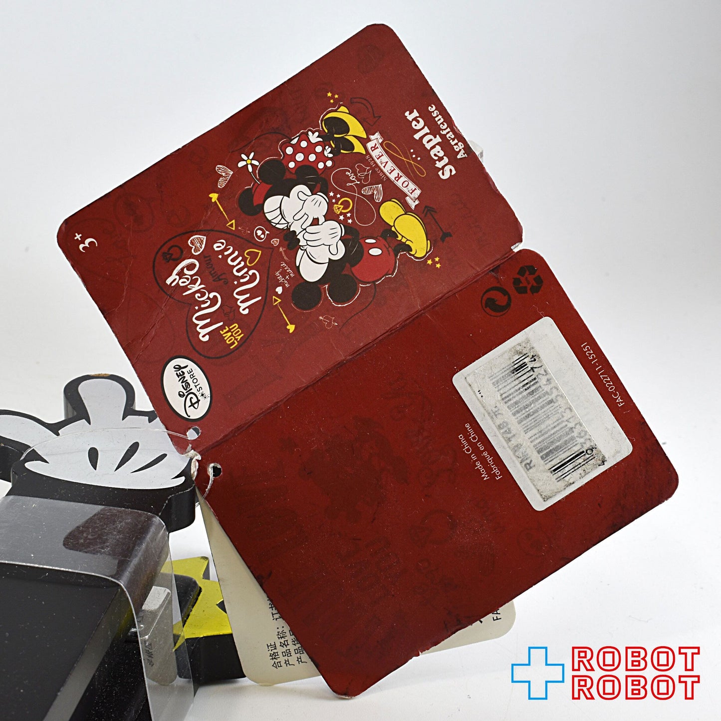 ディズニーストア ミッキー ホッチキス 紙タグ付き