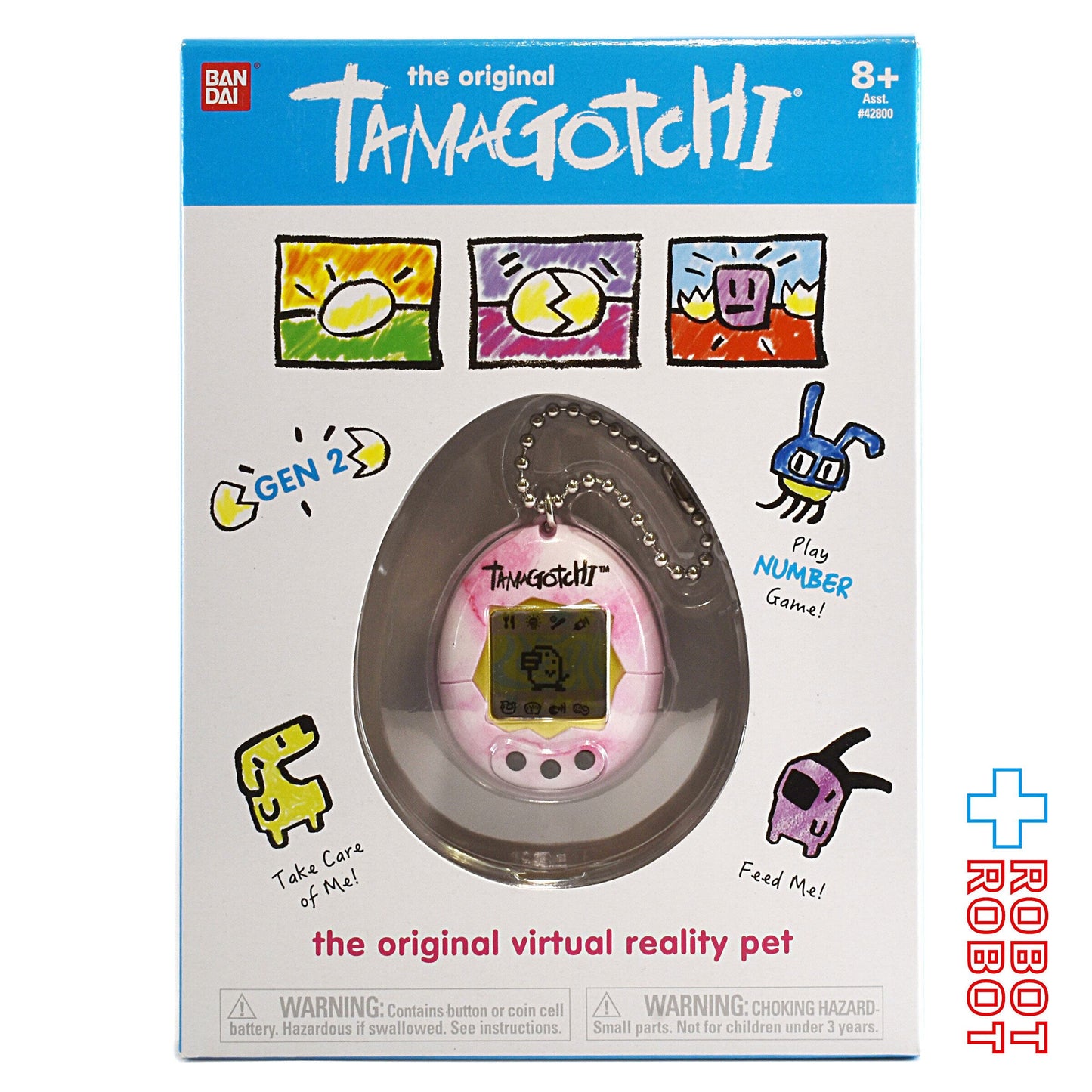 バンダイ US版 オリジナルたまごっち GEN #2 ストーン