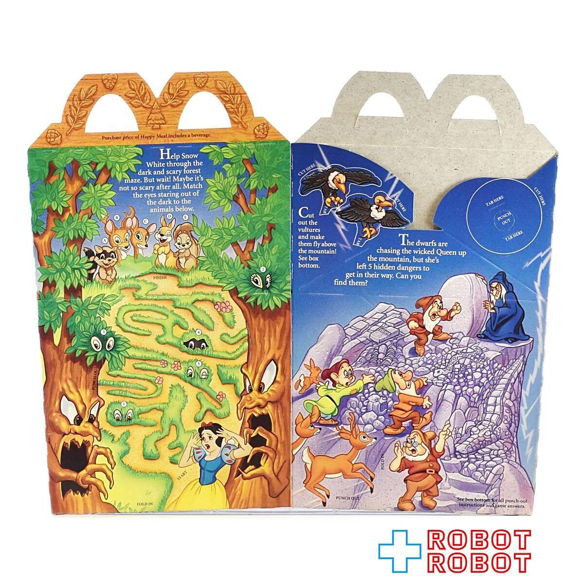 マクドナルド ハッピーセット空箱 白雪姫 7人のこびと