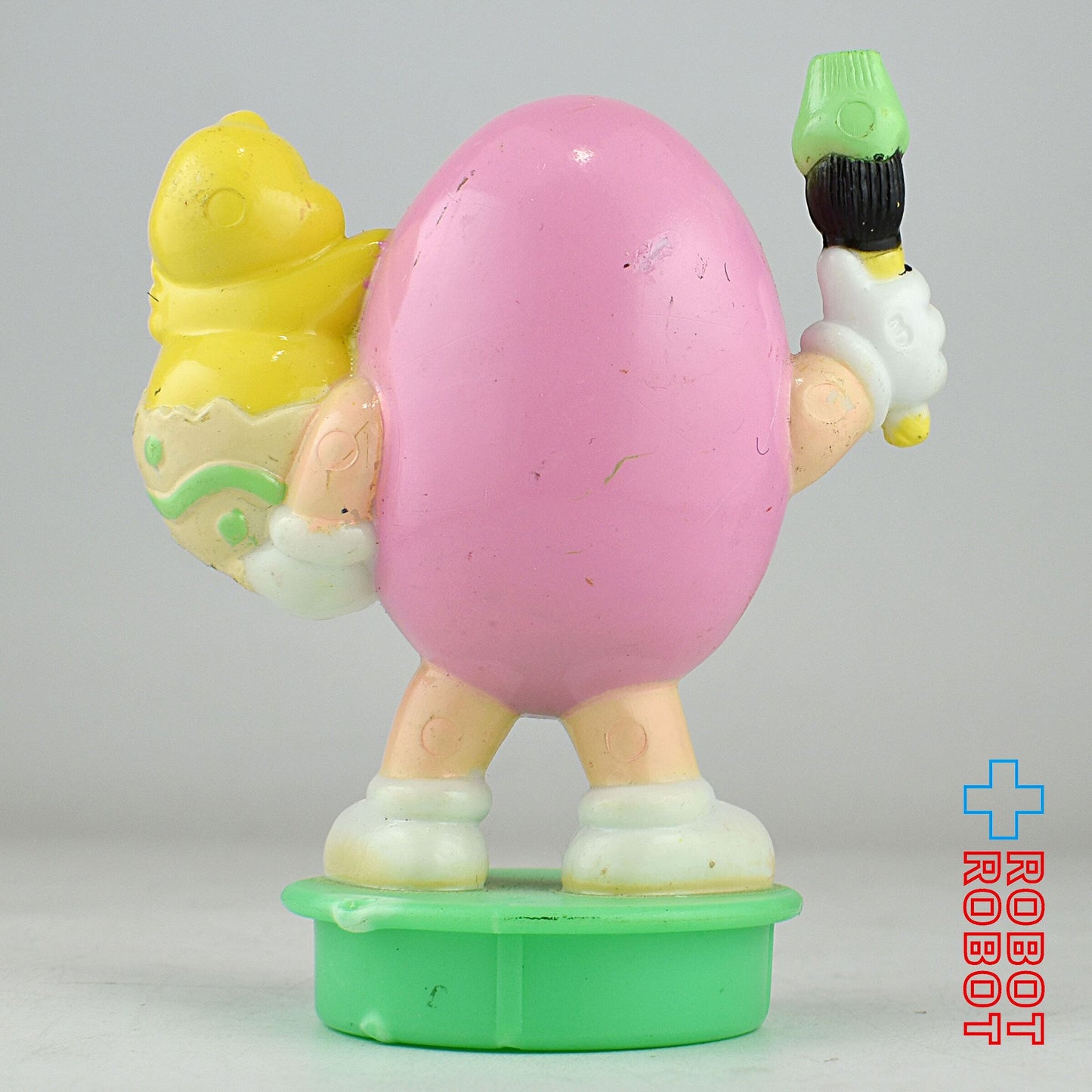 M&M's 1995 キャンディー・コンテナ フィギュア トップス ピンク イースター