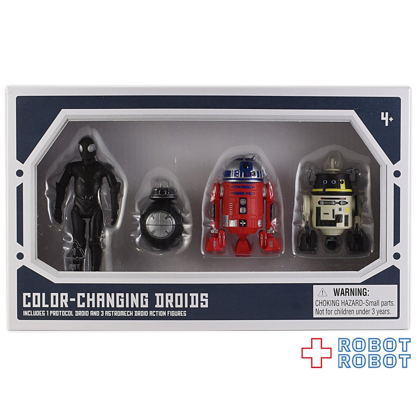 スター・ウォーズ ギャラクシーズエッジ ドロイドファクトリー カラーチェンジング ドロイド 4パック ( 1 プロトコルドロイド & 3 アストロメクドロイド )
