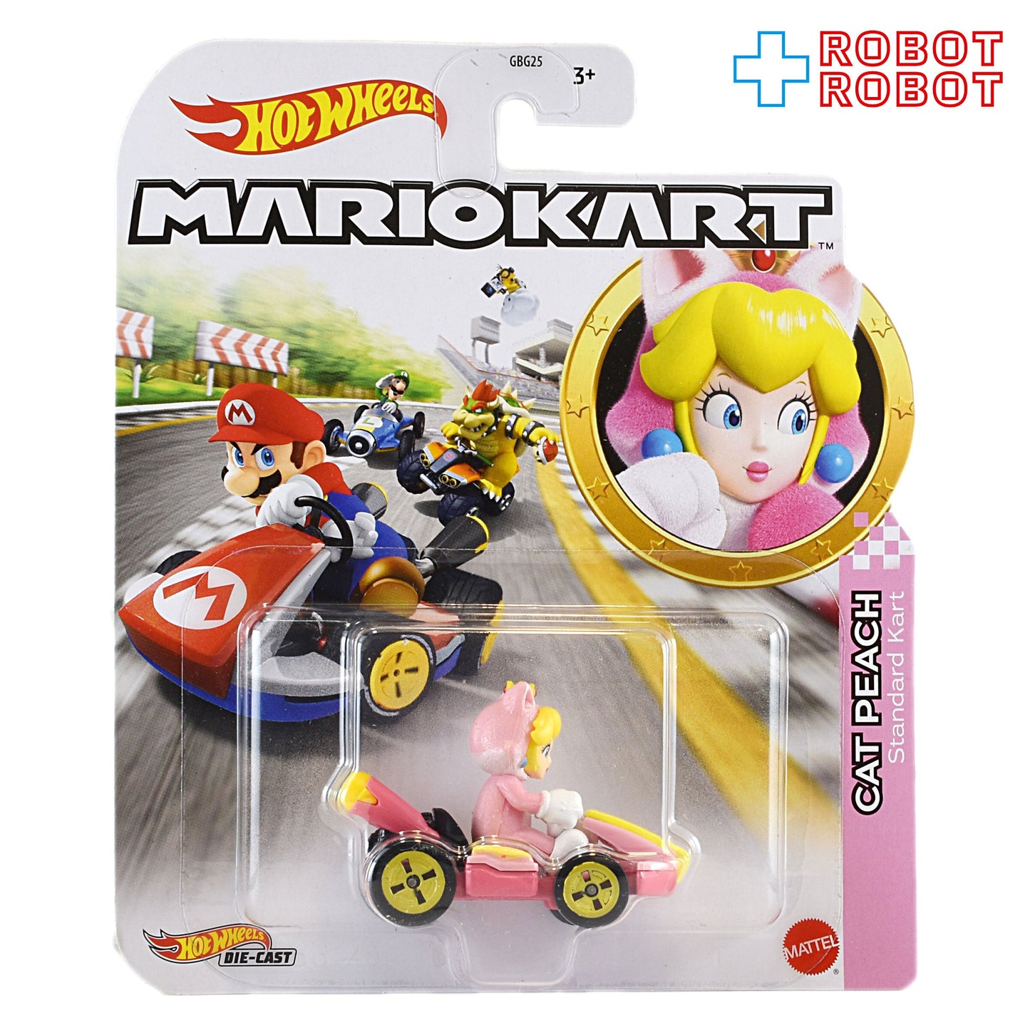 ホットウィール マリオカート ネコピーチ スタンダードカート