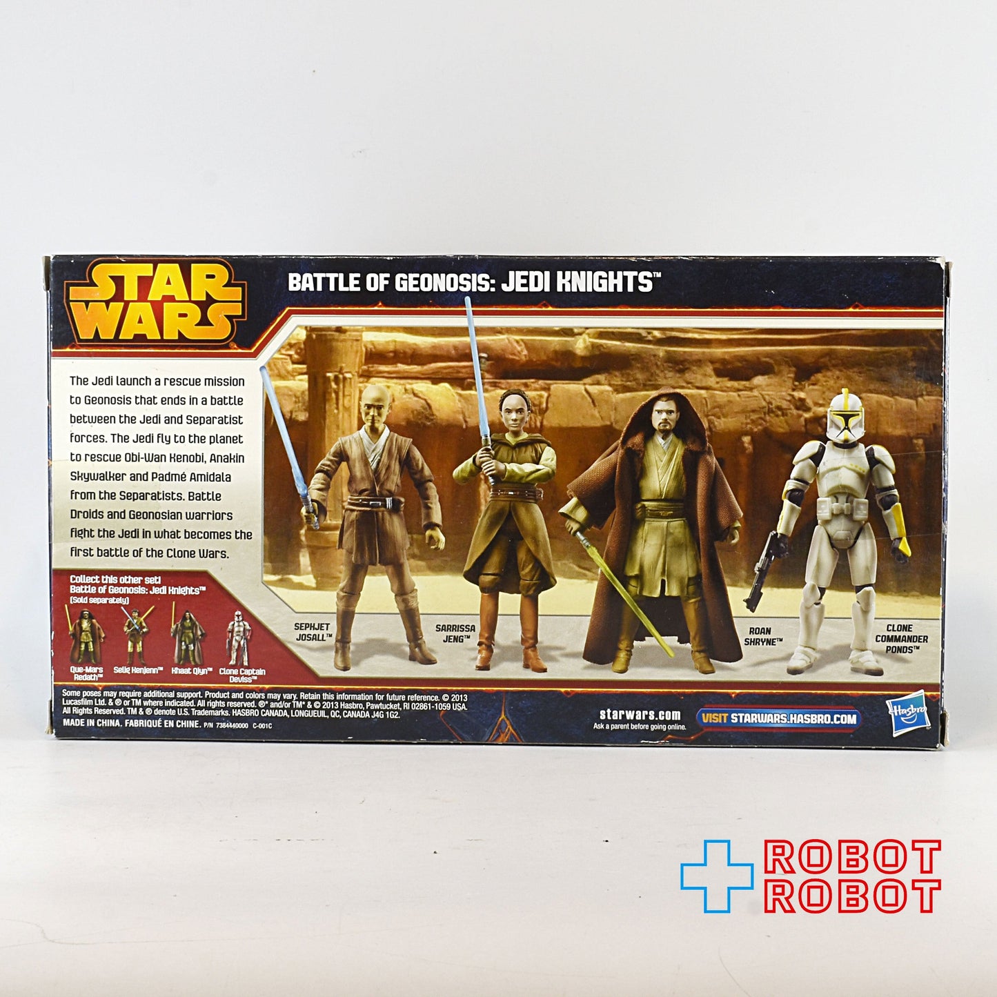 スター・ウォーズ バトル・オブ・ジオノーシス ジェダイナイト アクションフィギュア 4体セット B