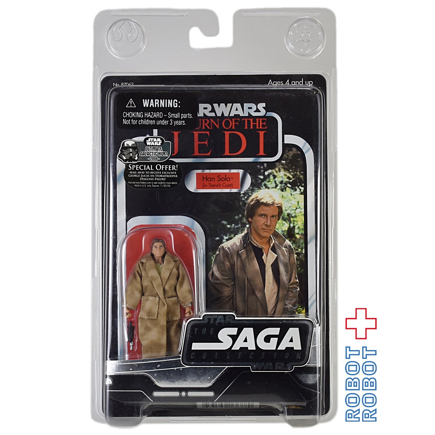 スター・ウォーズ SAGAコレクション ハン・ソロ トレンチコート US版 アクションフィギュア