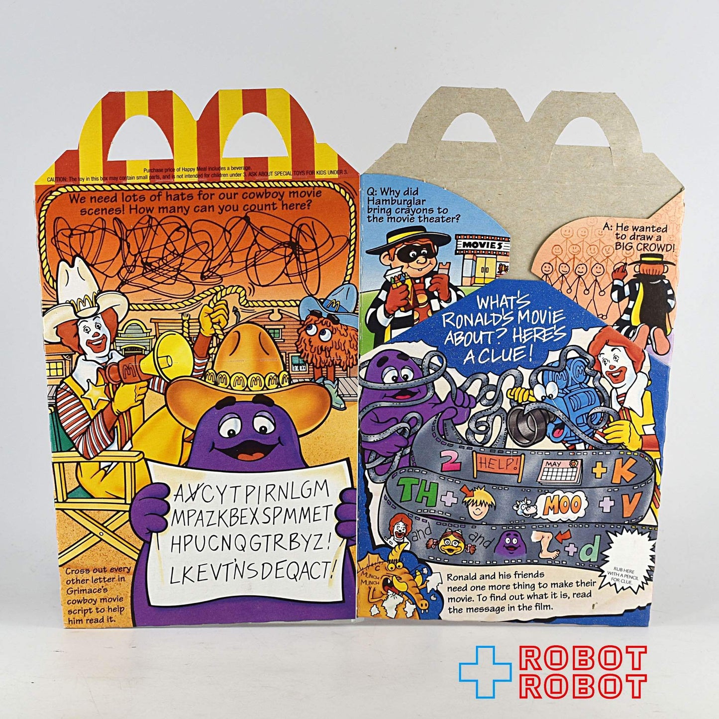マクドナルド ハッピーセット空箱 メイキングムービー ロナルドとなかまたち ポップコーン
