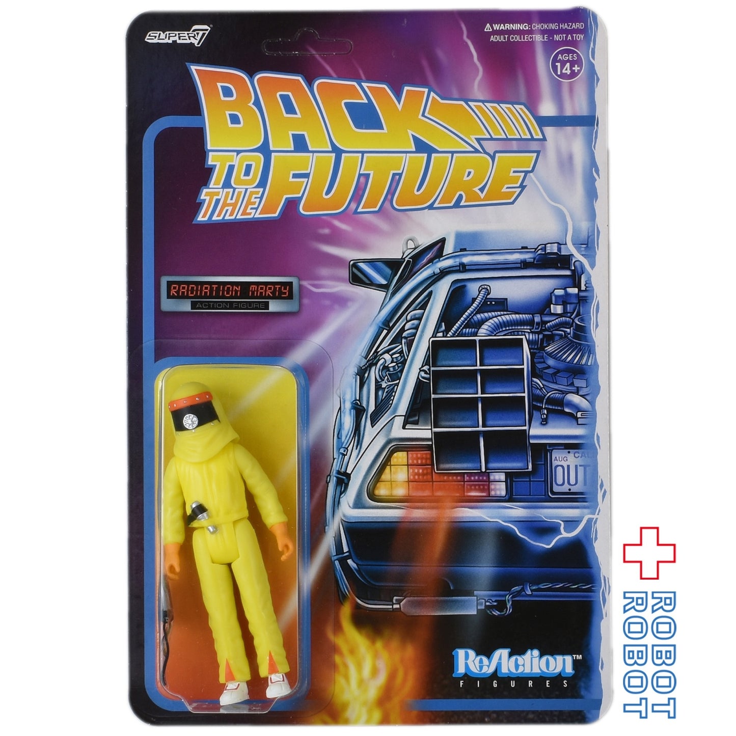 リアクション 3.75インチ バック・トゥ・ザ・フューチャー マーティ Radiation Suit アクションフィギュア