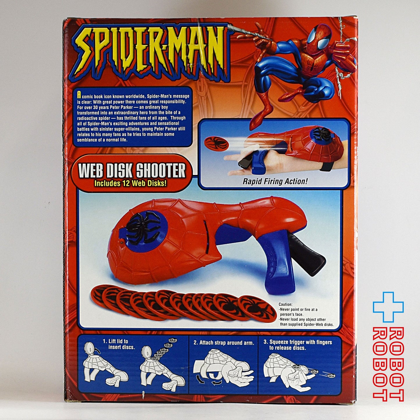 トイビズ マーベル スパイダーマン ウェブディスクシューター 箱入未開封