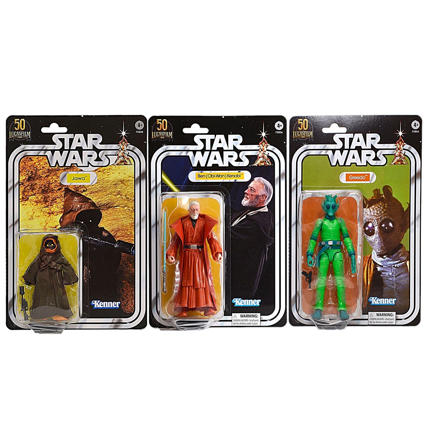 スター・ウォーズ ブラックシリーズ ルーカスフィルム 50th アニバーサリー 6インチフィギュア 3体セット