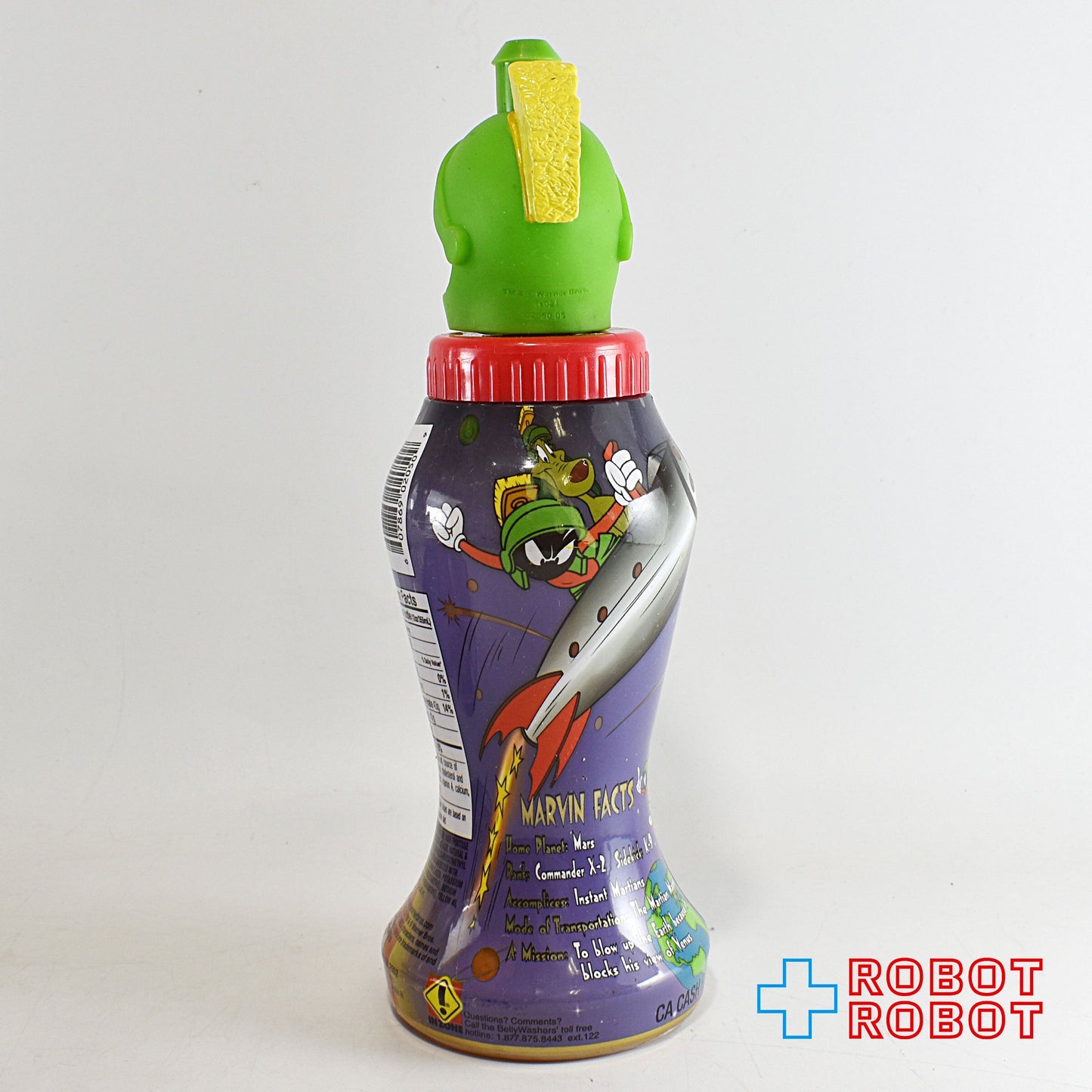 ルーニー・テューンズ マービン・ザ・マーシャン ソフビヘッドドリンクボトル