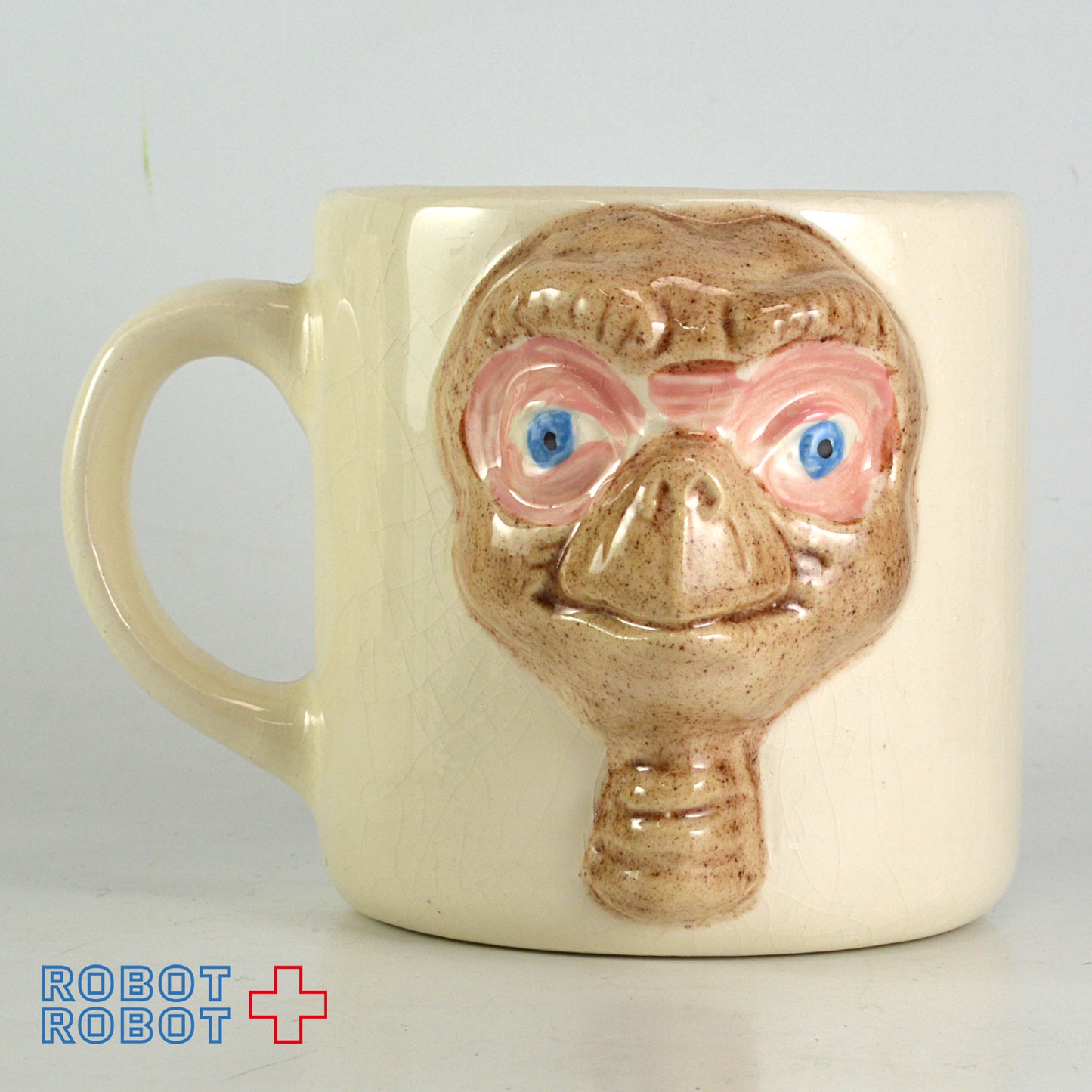 E.T. 陶器マグカップ 白