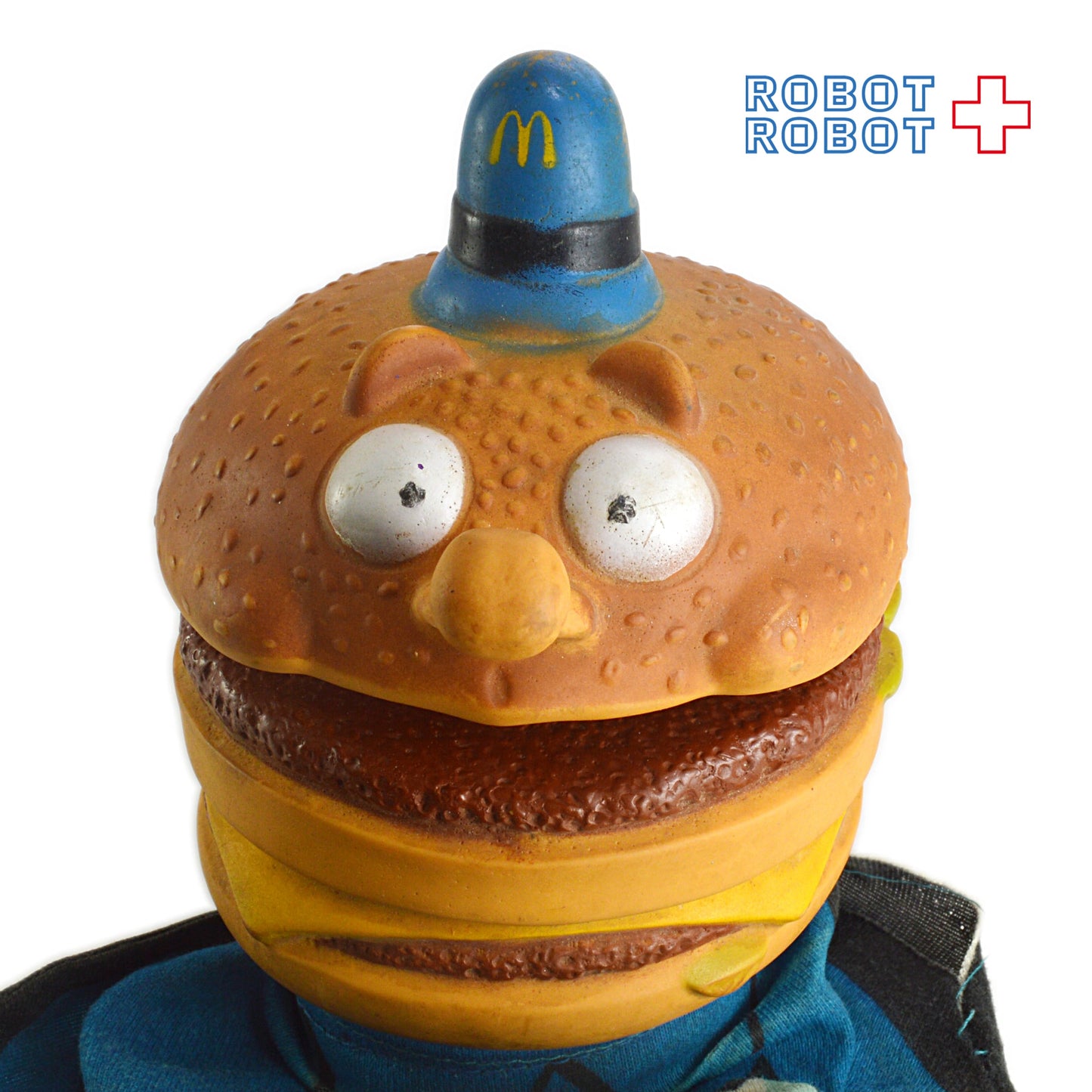 マクドナルド ビッグマックポリス ソフビ手踊り人形パペット 黒目