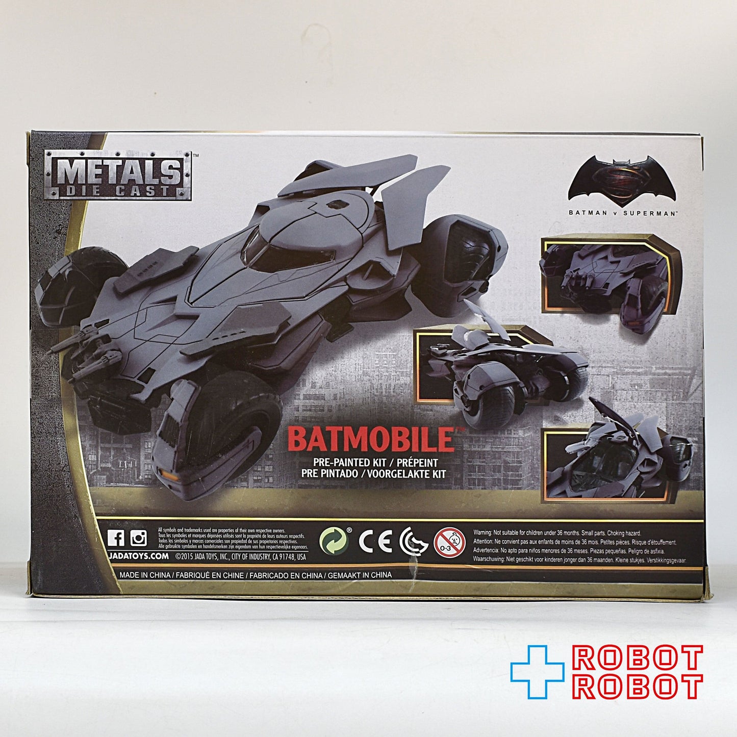 Jada バットマン vs スーパーマン ジャスティスの誕生 バットモービル 未開封