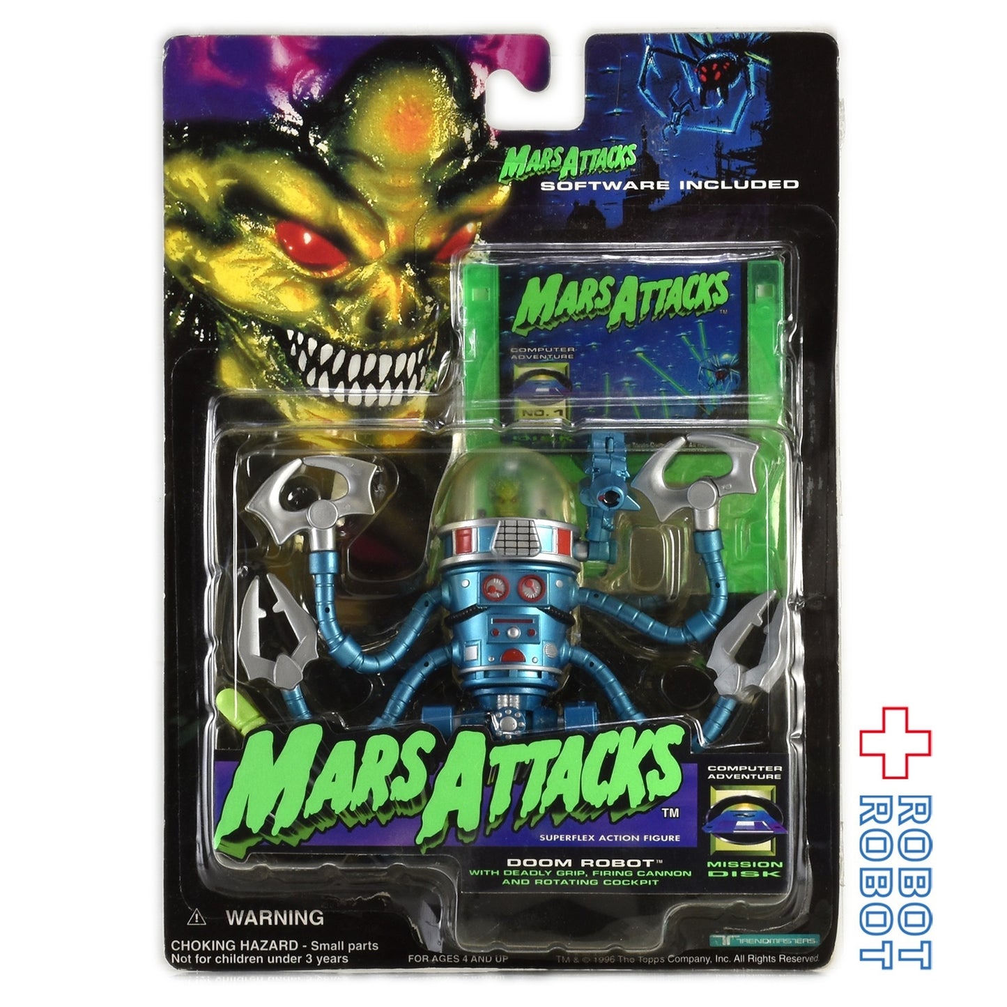 マーズ・アタック! マーシャン ドゥーム・ロボット アクションフィギュア MOC.