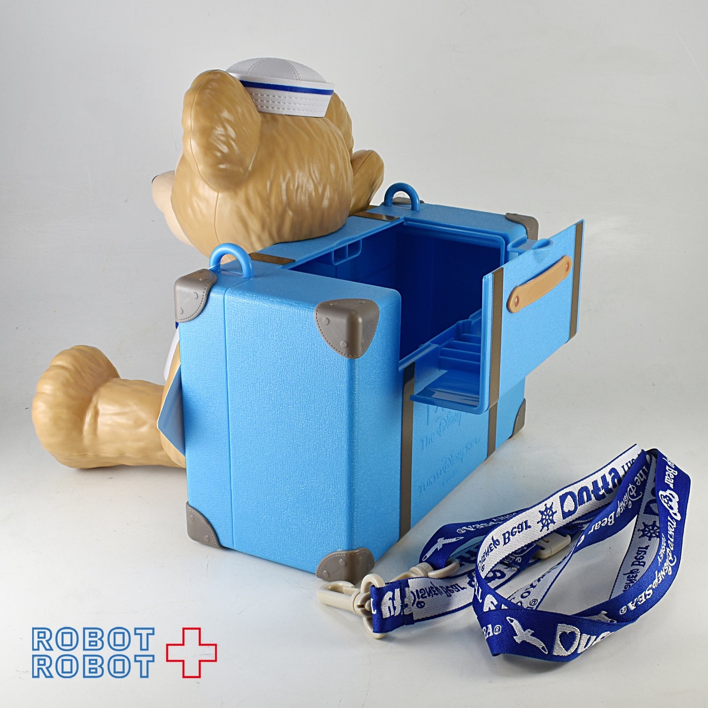 TDS 東京ディズニーシー ダッフィー ポップコーンバケット 背中にトランクケース