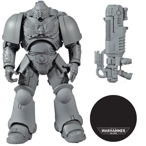 マクファーレントイズ ウォーハンマー 40,000 プライマリス・スペースマリーン・ヘルブラスター(アーティスト・プルーフ版) 7インチ アクションフィギュア 2021.4月入荷予定