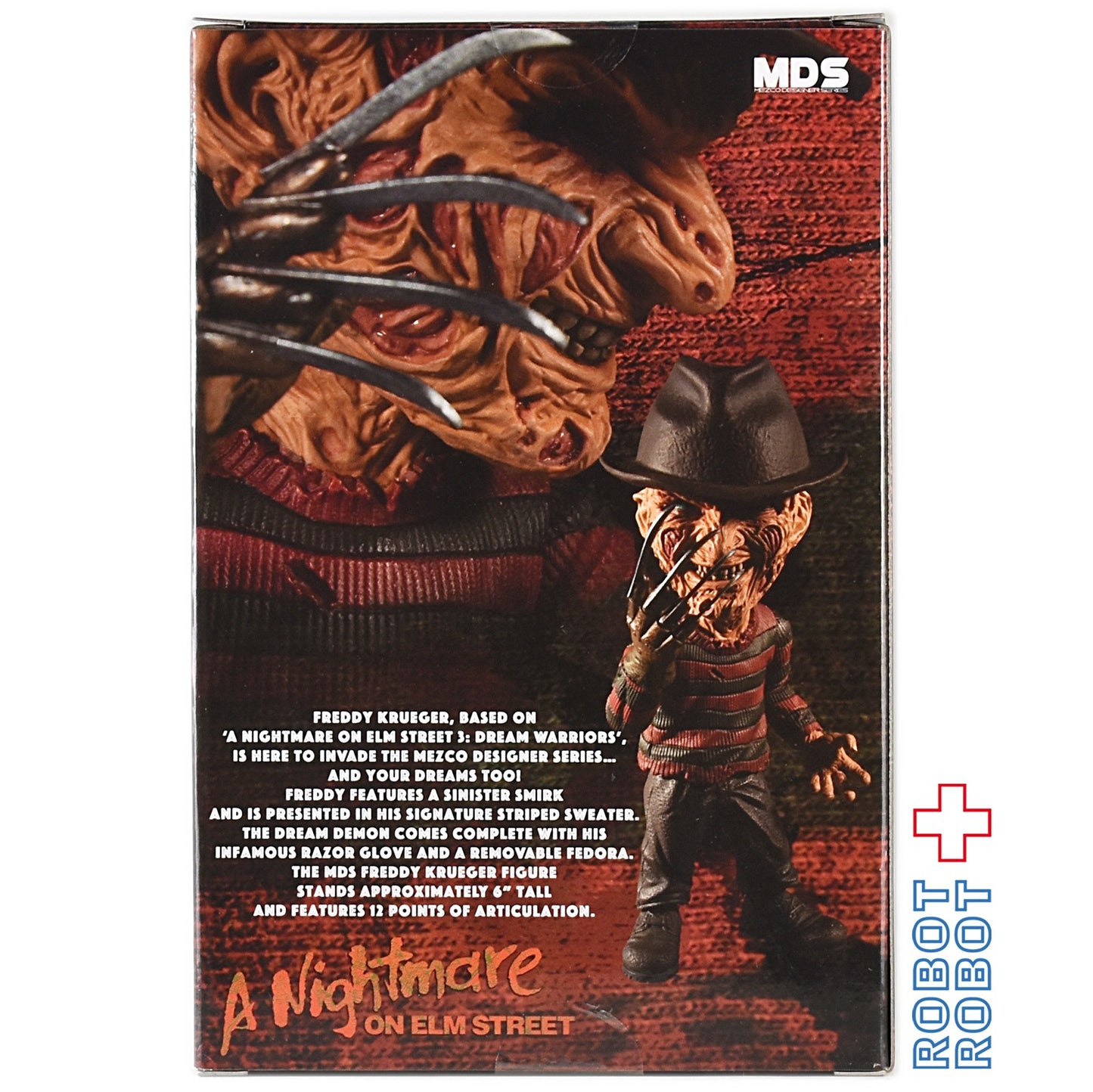 メズコ MDS デザイナーシリーズ エルム街の悪夢 フレディ スタイライズド アクションフィギュア 未開封