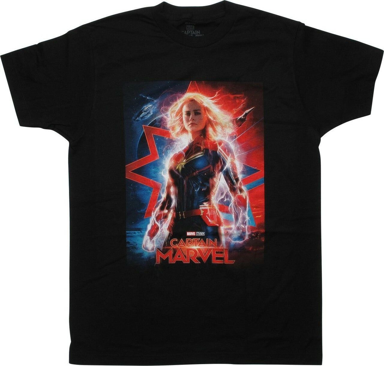 Tシャツ マーベル キャプテンマーベル ムービー ポスター