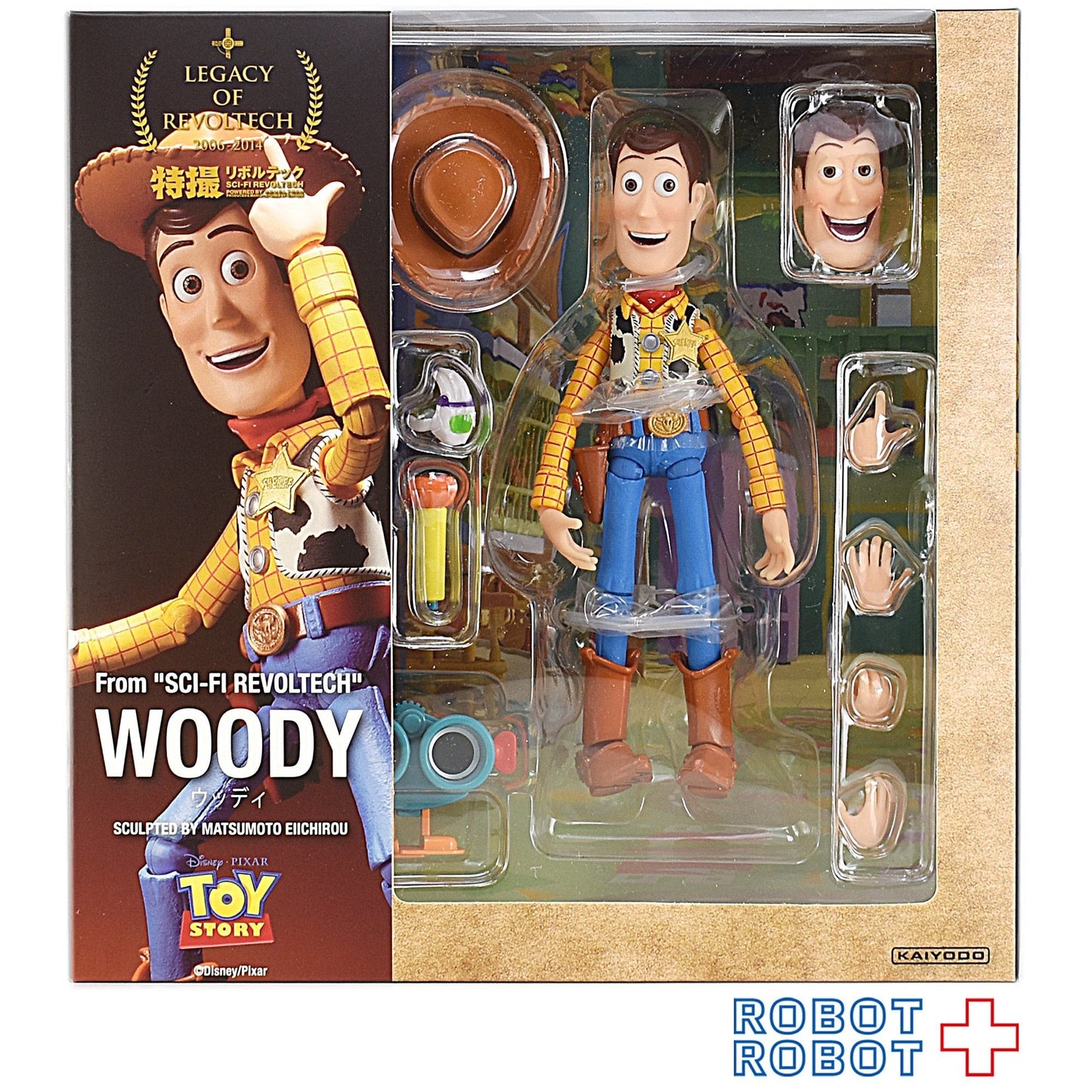 海洋堂 レガシーOFリボルテック LR-045 トイ・ストーリー ウッディ 開封