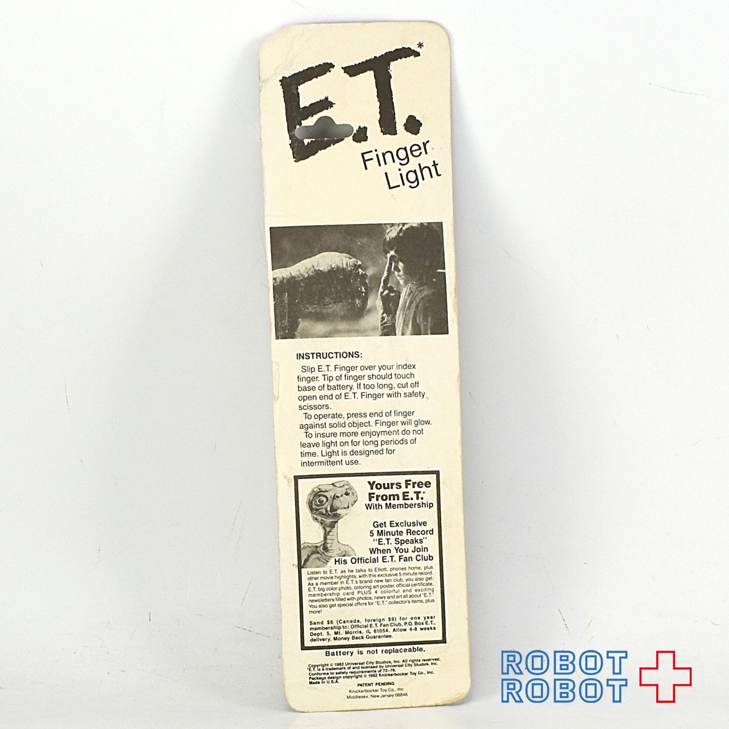 E.T. フィンガーライト 未開封 (ニッカーボッカー社)