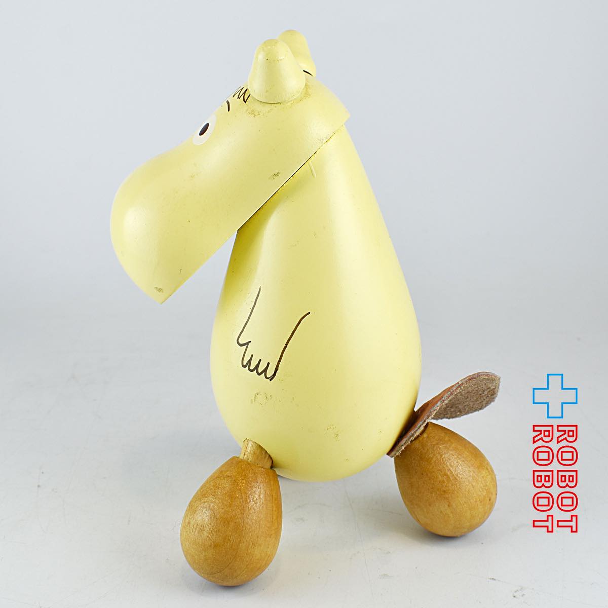 プーレルット ムーミン フローレン イエロー 木製ツボ押し フィギュア