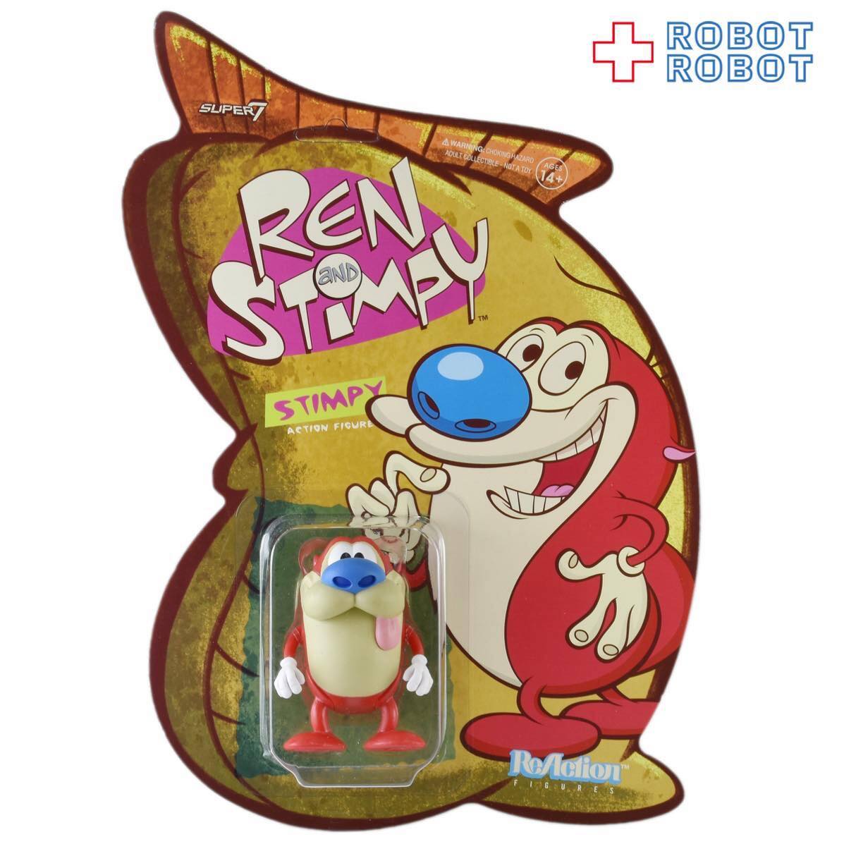 リ・アクション 3.75インチ レン&スティンピー スティンピー アクションフィギュア