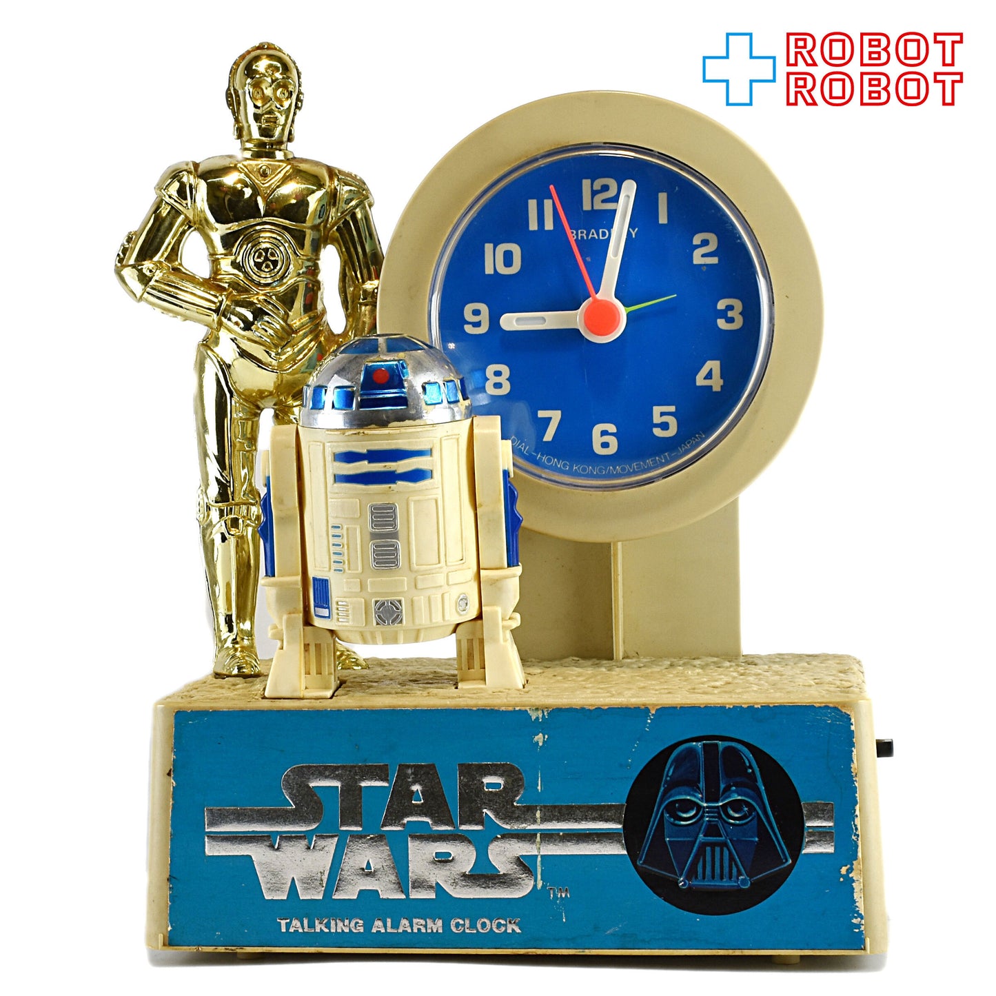 スター・ウォーズ C-3PO & R2-D2 トーキング・アラーム・クロック 1980 香港 箱付