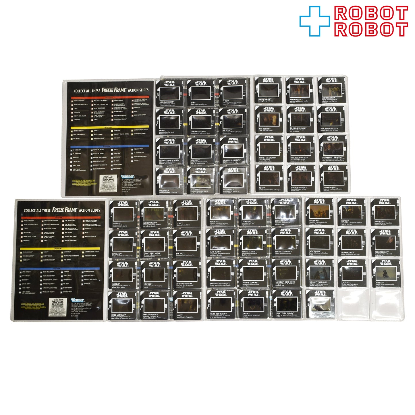 スター・ウォーズ POTF2 FF フリーズフレーム スライドビューワー ルークの双眼鏡 + スライド58種 w/ホルダーケース