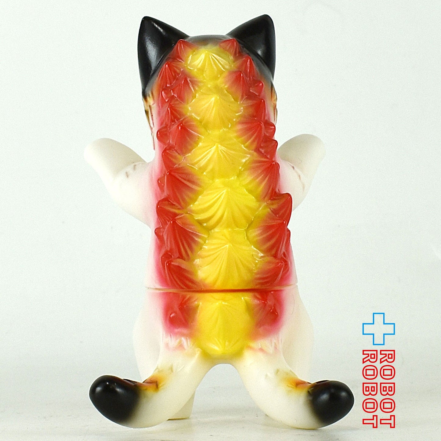 小夏屋 化猫怪獣ネゴラ 三毛 マイナーチェンジバージョン 背中 赤 / 黄 ソフビフィギュア ヘッダー カード付き