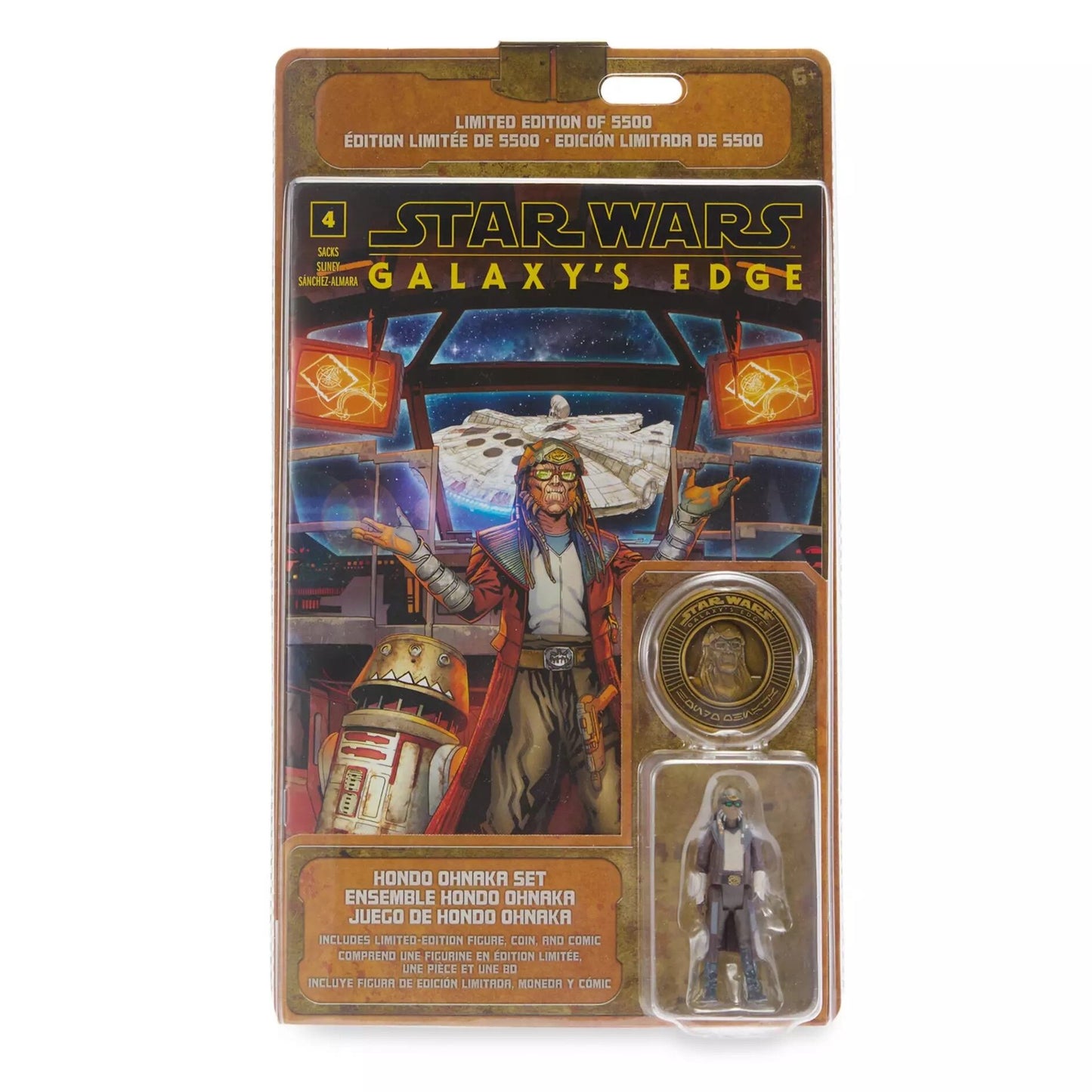 スター・ウォーズ ギャラクシーズ・エッジ ホンドー・オナカー アクションフィギュア,コミックブック,コイン セット 未開封