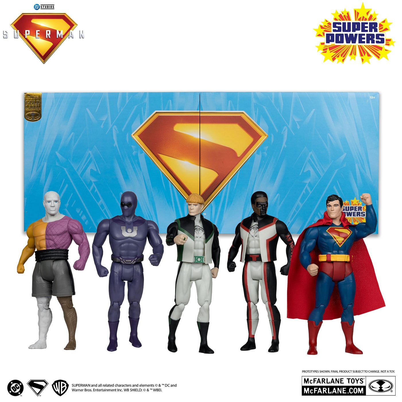 マクファーレン DCダイレクト DCスーパーパワーズ スーパーマン (2025) 5パック コレクターボックス 4インチ アクションフィギュア 国内版 未開封