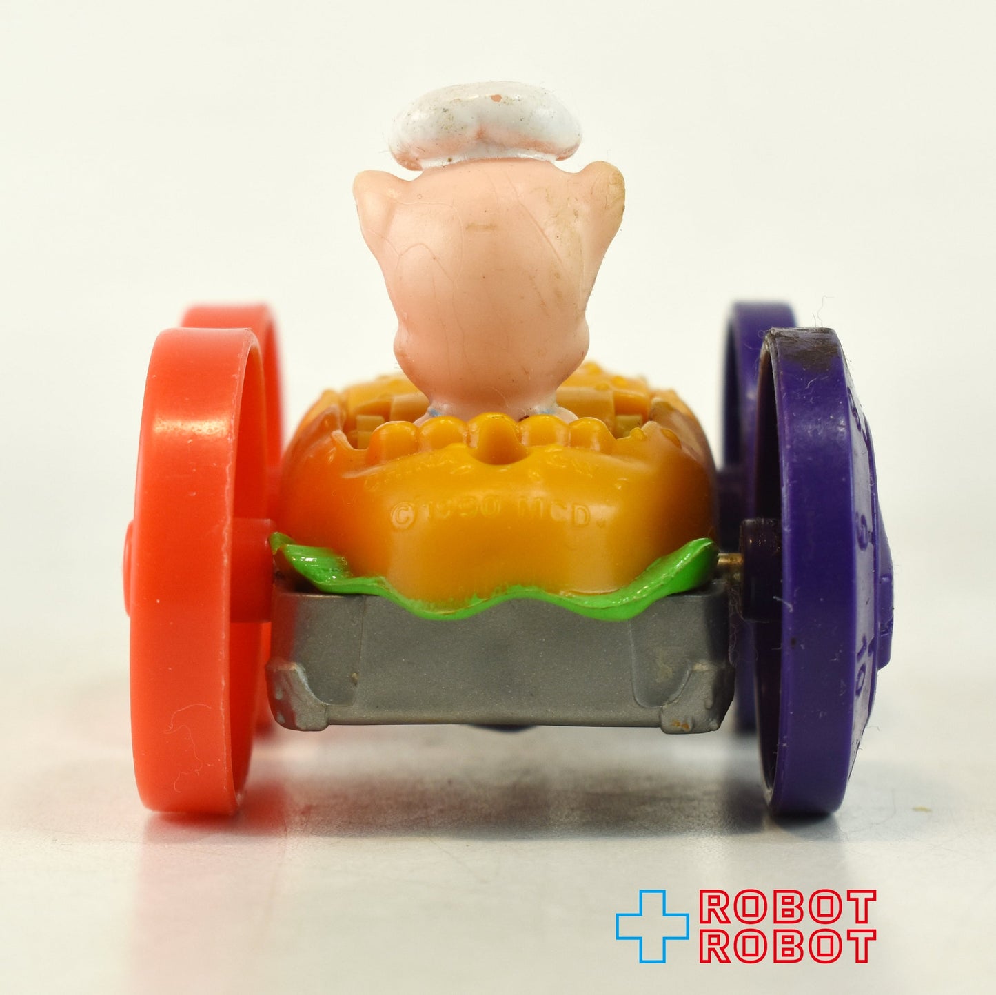 マクドナルド ワーナーブラザーズ ルーニー・テューンズ ハムトン・J・ピッグ & ディジー・デビル フリップカー フィギュア ハッピーミールトイ 1990