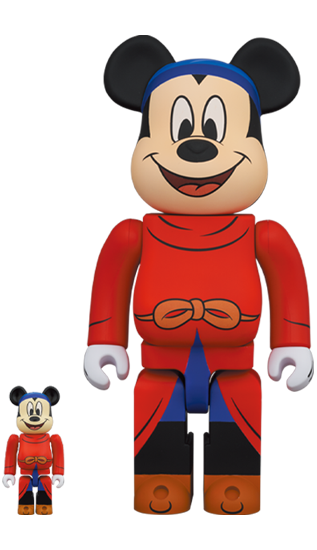 メディコム BE@RBRICK ベアブリック 100% & 400% ファンタジア ミッキーマウス 未開封 ♦︎４号店商品 - ROBOTROBOT