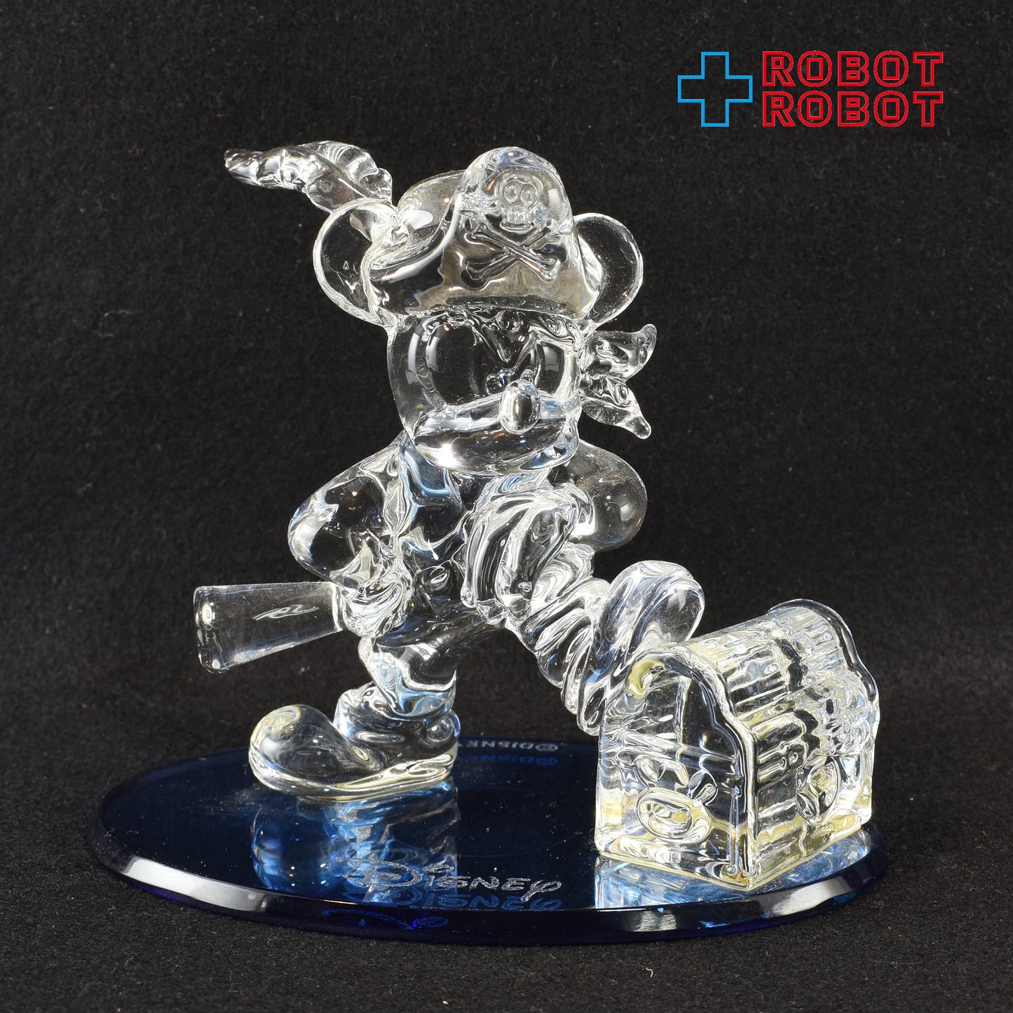 TDR 東京ディズニーリゾート ディズニー 海賊 ミッキー ガラス フィギュア 本体のみ