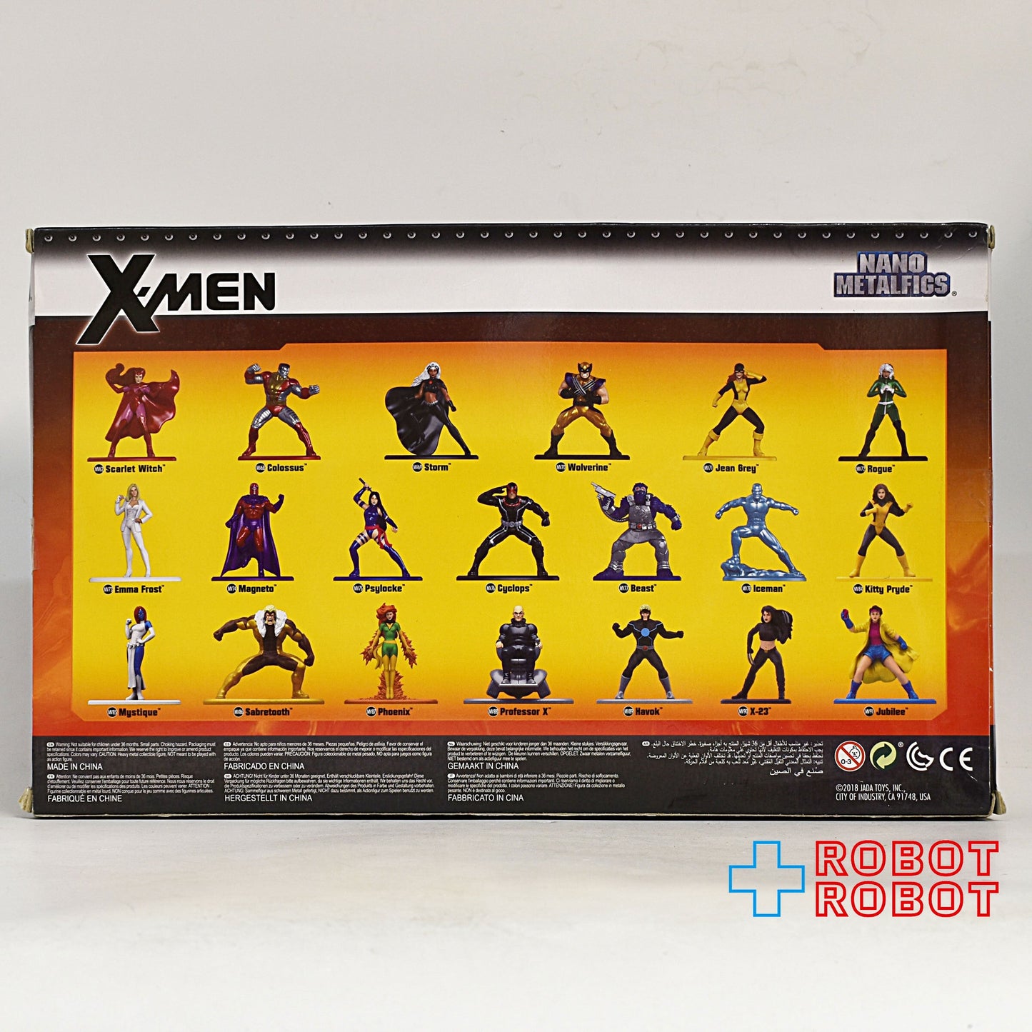 JADA TOYS X-MEN ナノメタルフィグズ デラックス ミニフィギュアセット 未開封