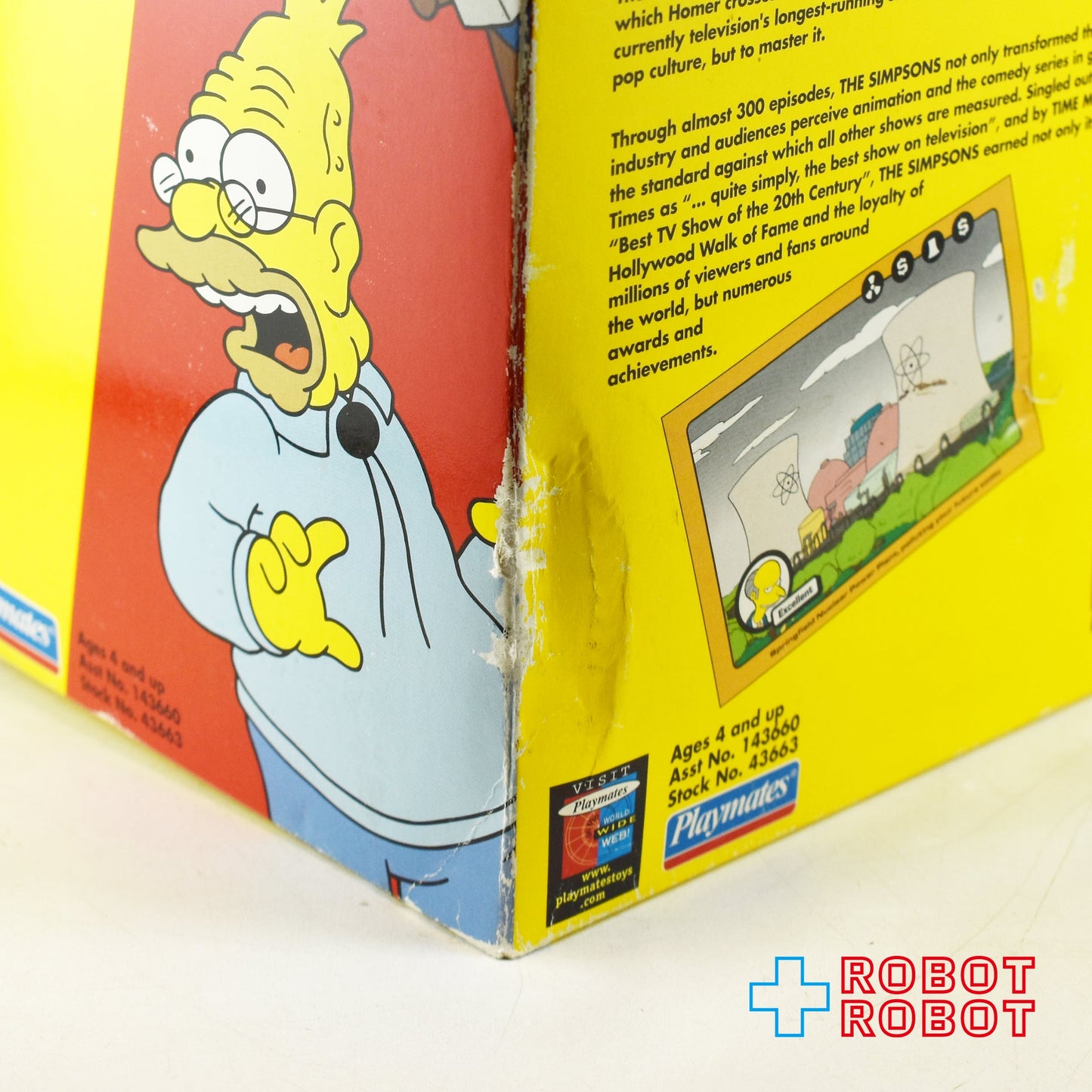 プレイメイツ シンプソンズ フェイス・オブ・スプリングフィールド バーニー・ガンベル  9インチ デラックスアクションフィギュア 未開封 ※難あり