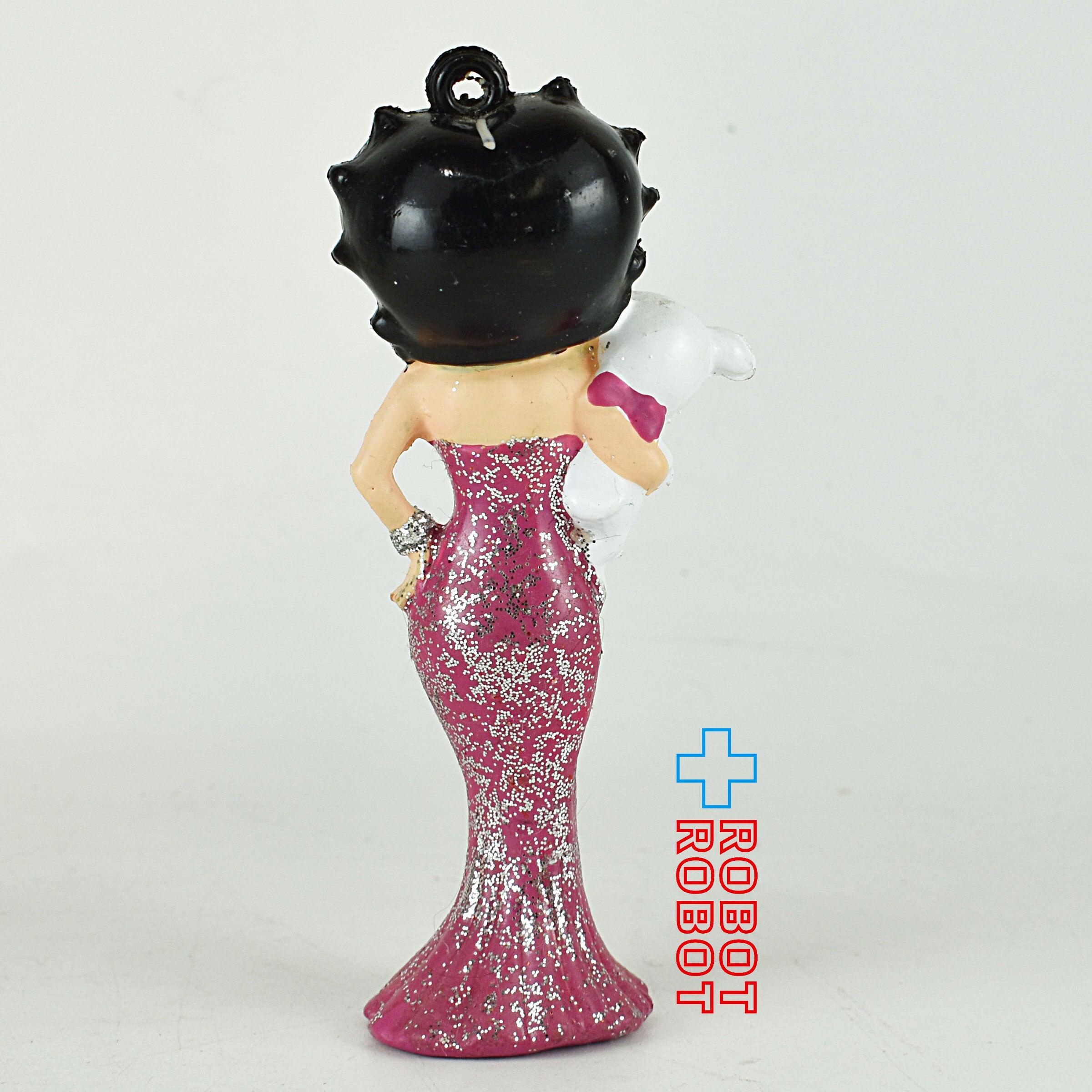 Betty Boop ピンク色のドレス フィギュア 約47cm ベティ・ブープ ベティーちゃん ピンクドレス w/白犬パジィ