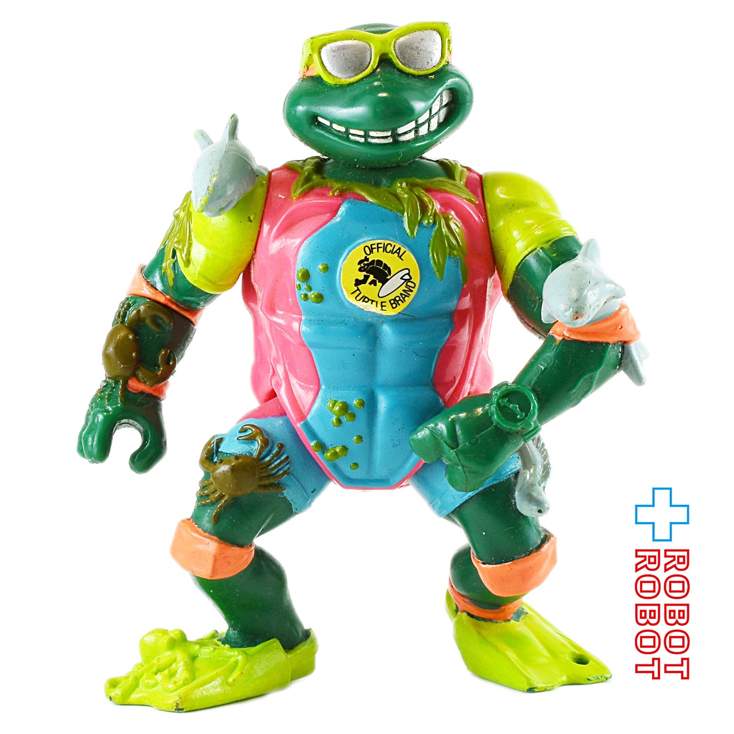 プレイメイツ ティーンエイジ・ミュータント・ニンジャ・タートルズ TMNT マイク下水道サーファー アクションフィギュア ルース