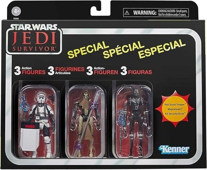 スター・ウォーズ ゲーミング・グレート ジェダイ・サバイバー ヴィンテージコレクション 3.75インチ アクションフィギュア 3パック US版 未開封